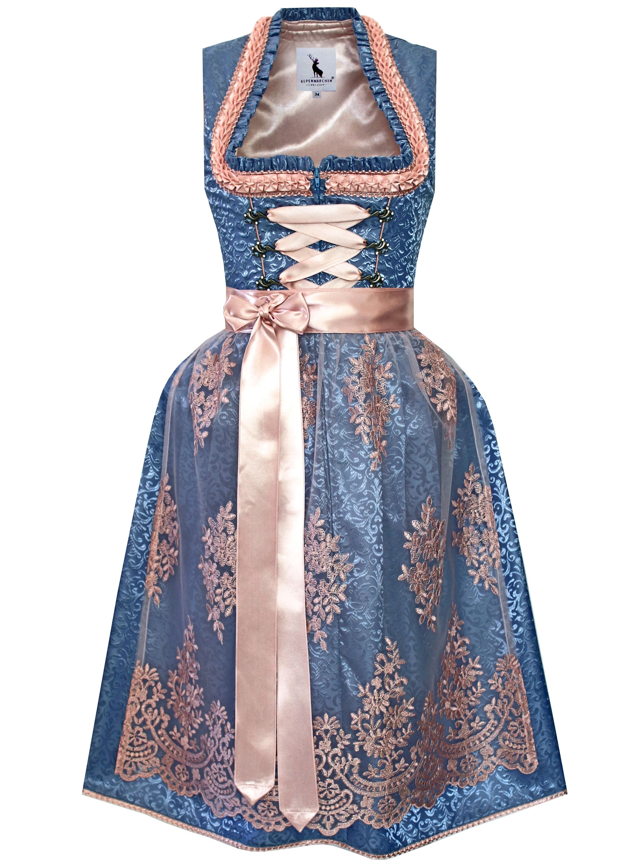 Dirndl Elise in blau - ALM942