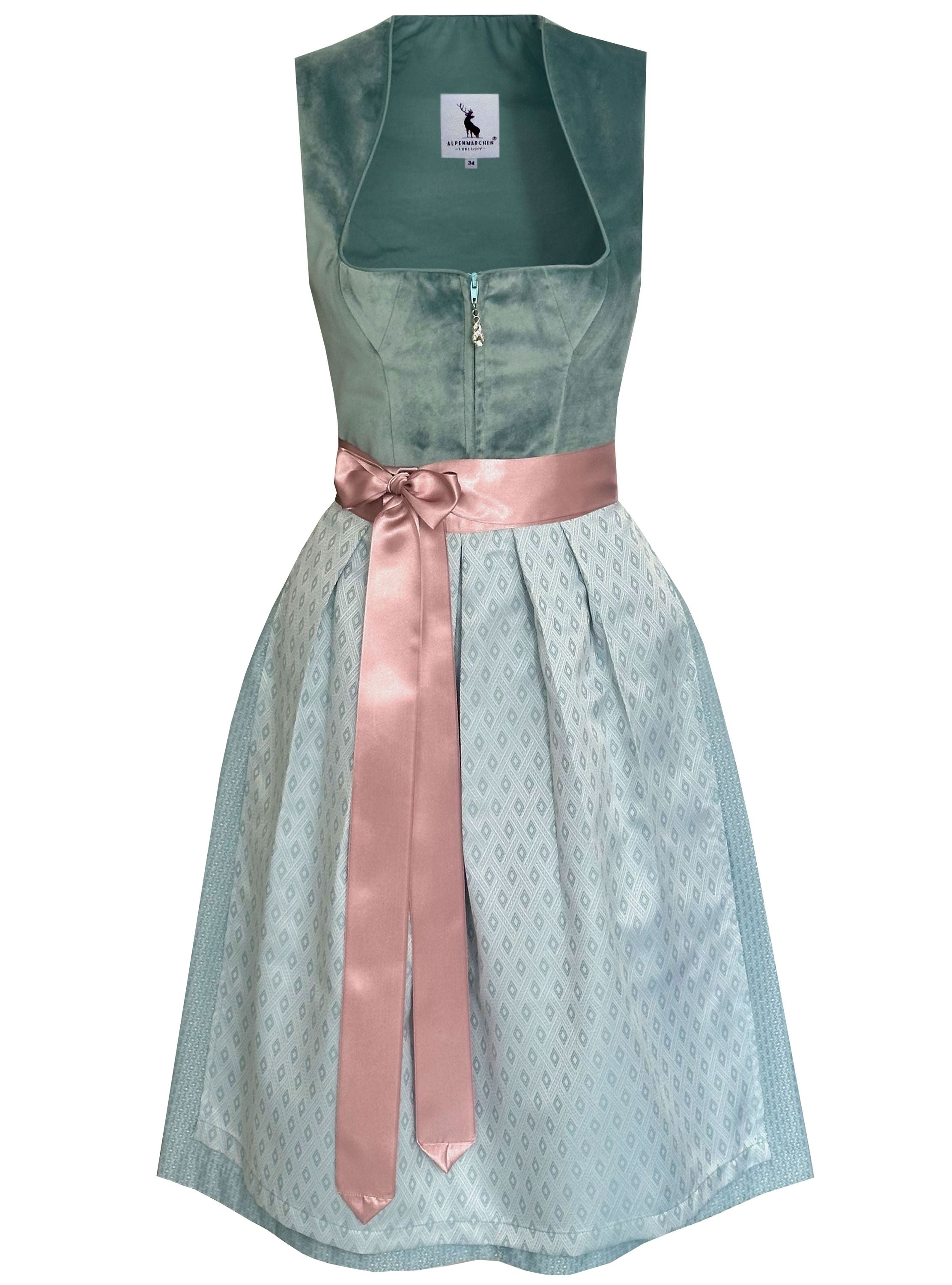Dirndl Adriana in hellblau - ALM1015