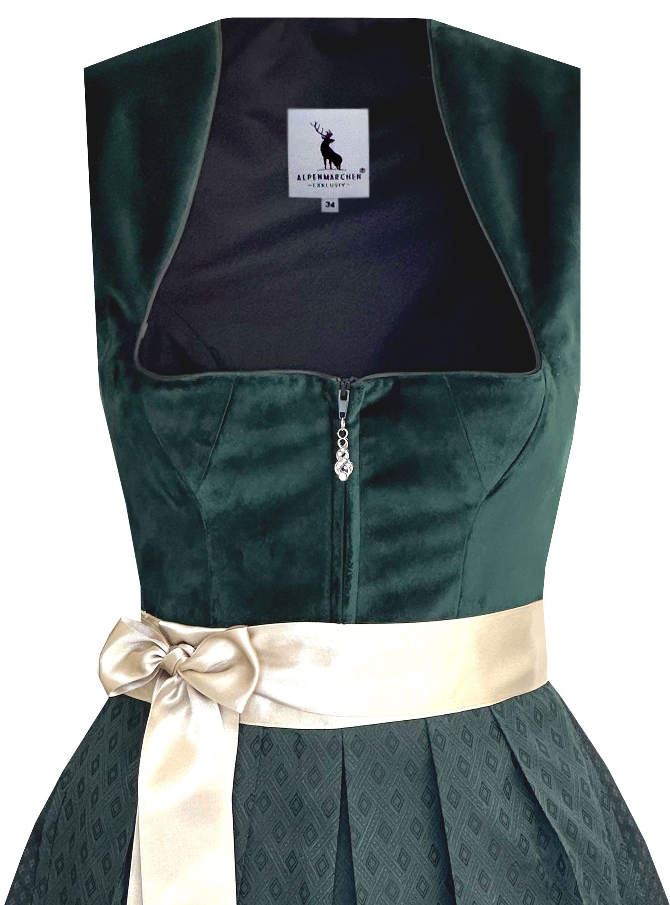 Dirndl Adriana in grün - ALM1019