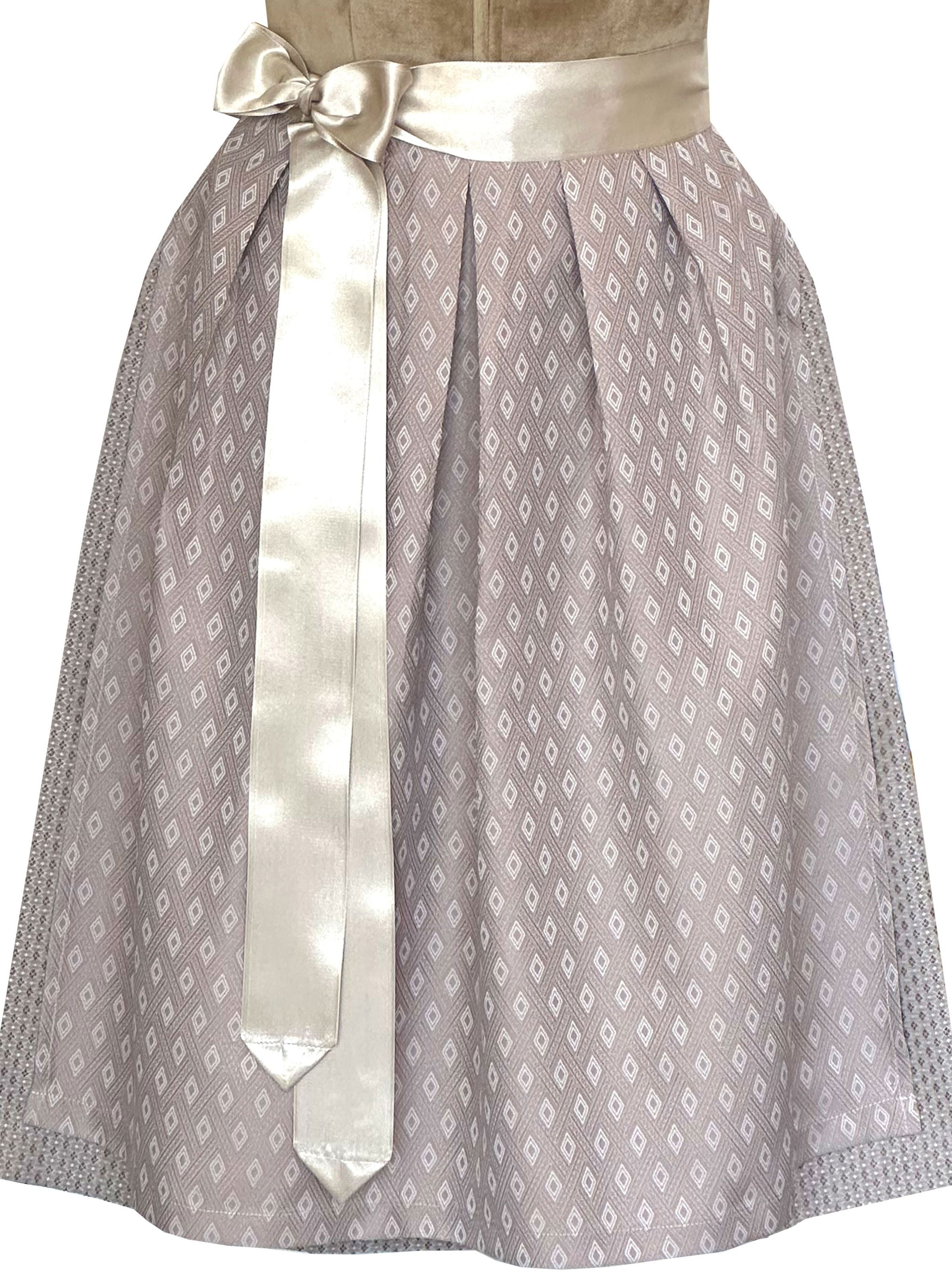 Dirndl Adriana in hellbraun - ALM1020