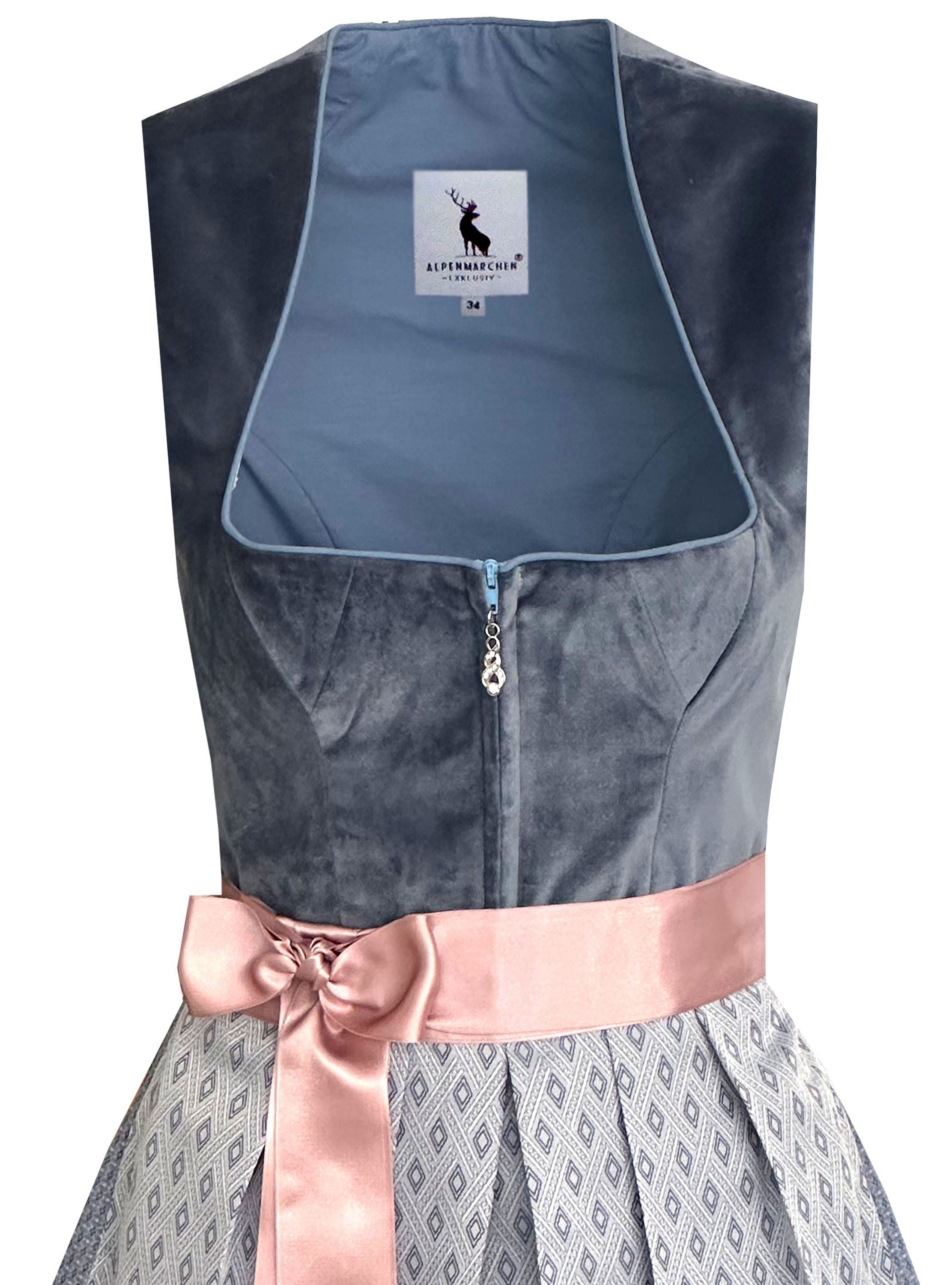 Dirndl Adriana in blau - ALM1021