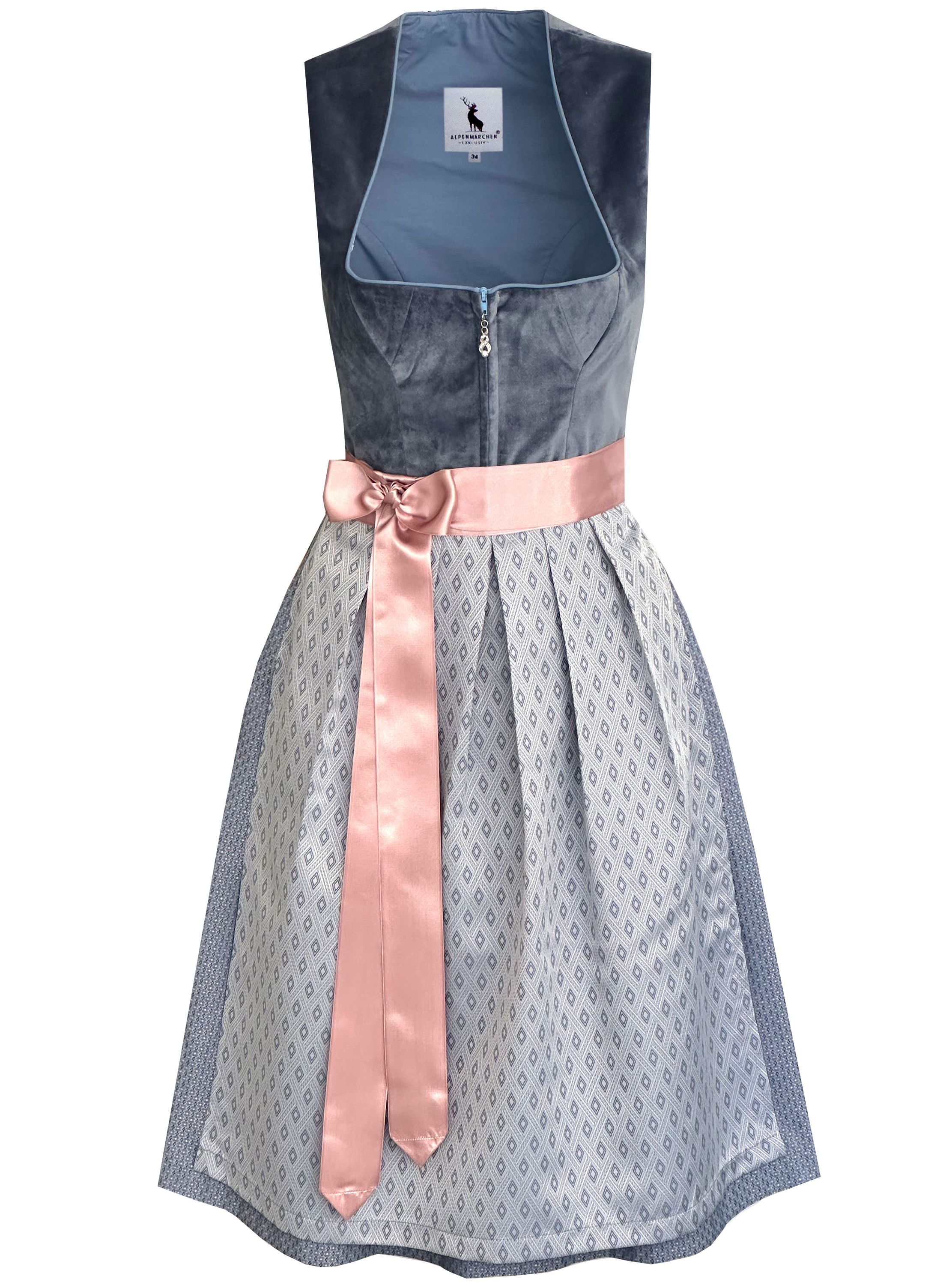 Dirndl Adriana in blau - ALM1021