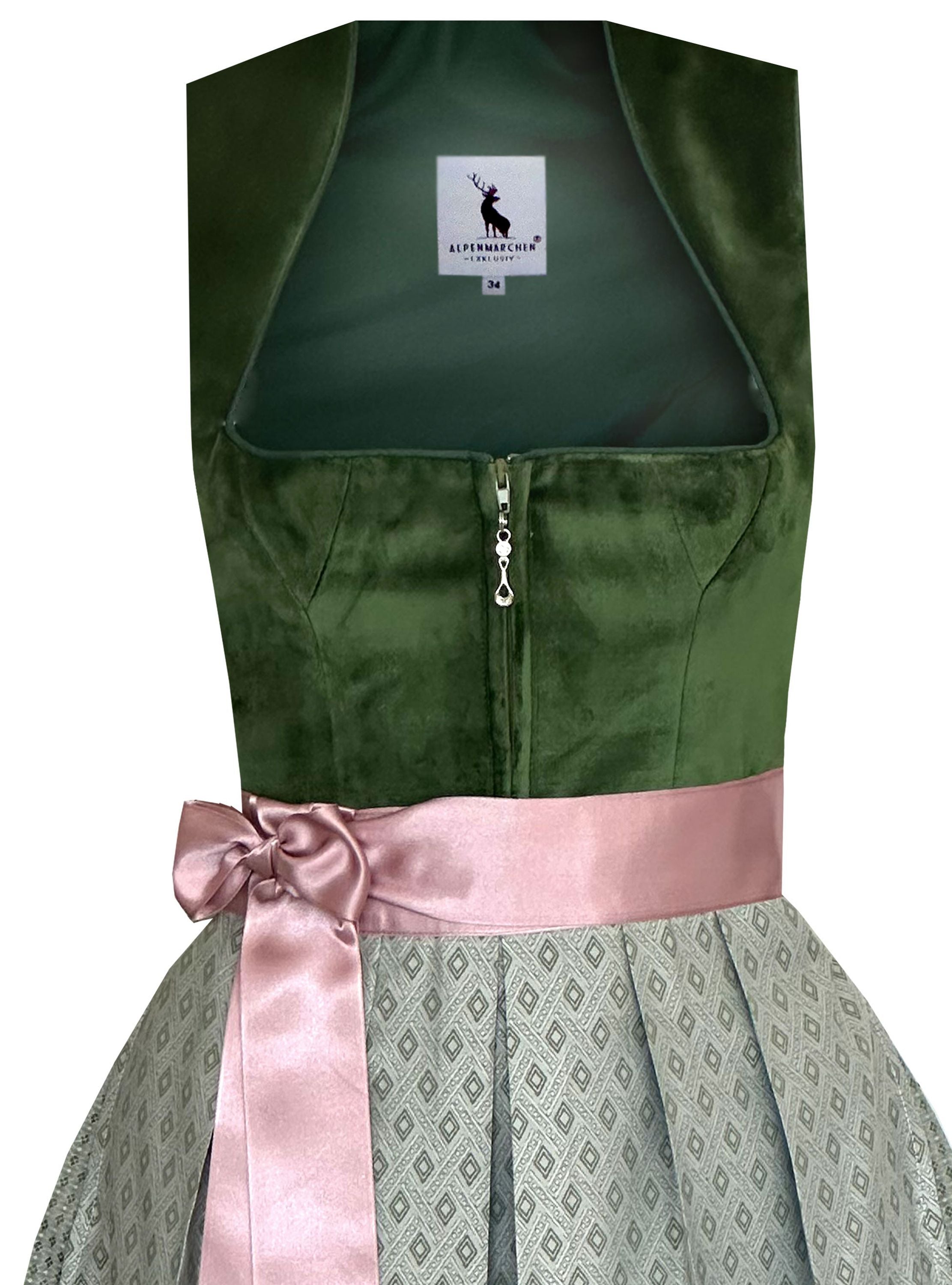 Dirndl Adriana in waldgrün - ALM1023