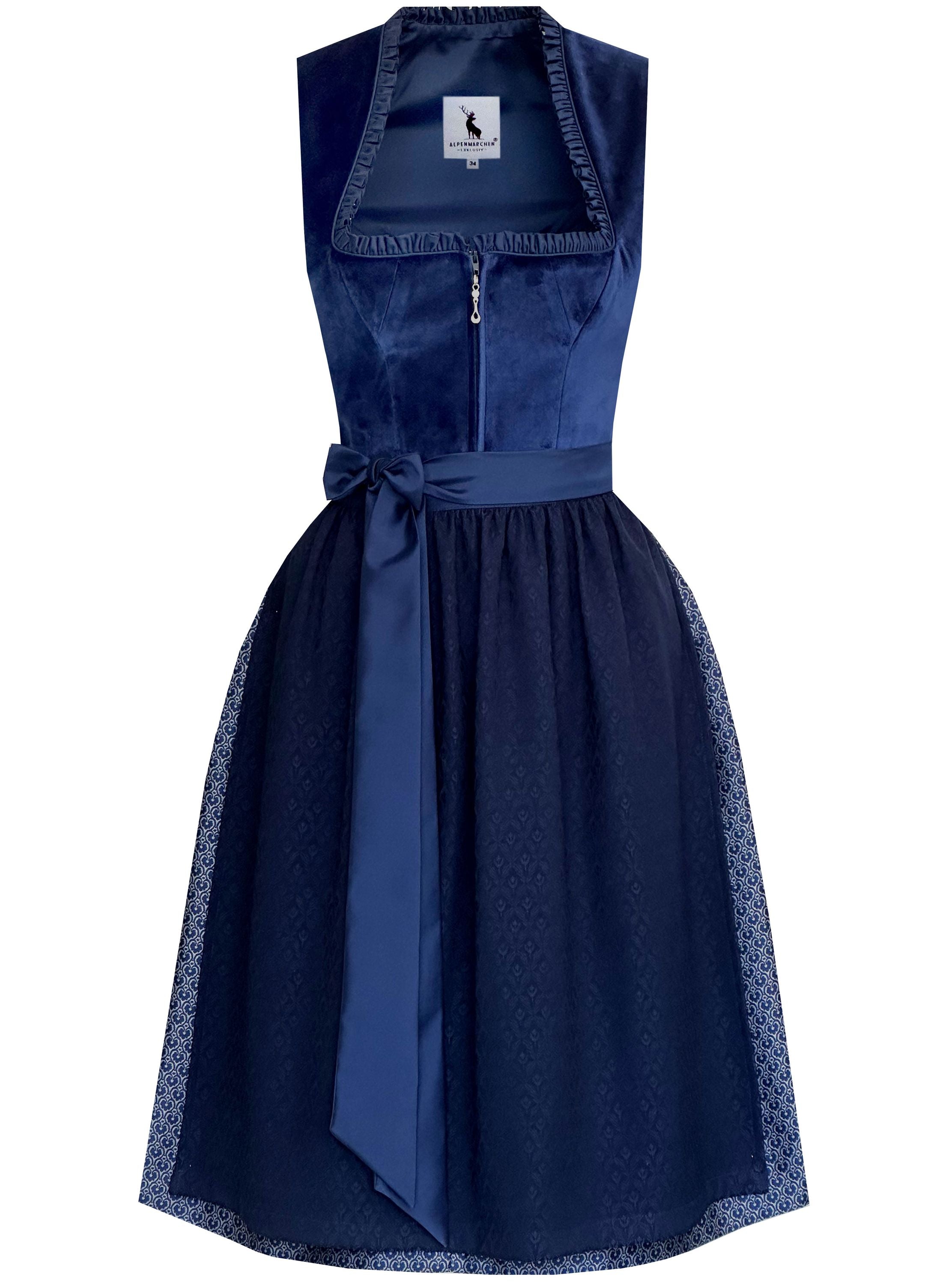 Dirndl Elisé in blau - ALM1036