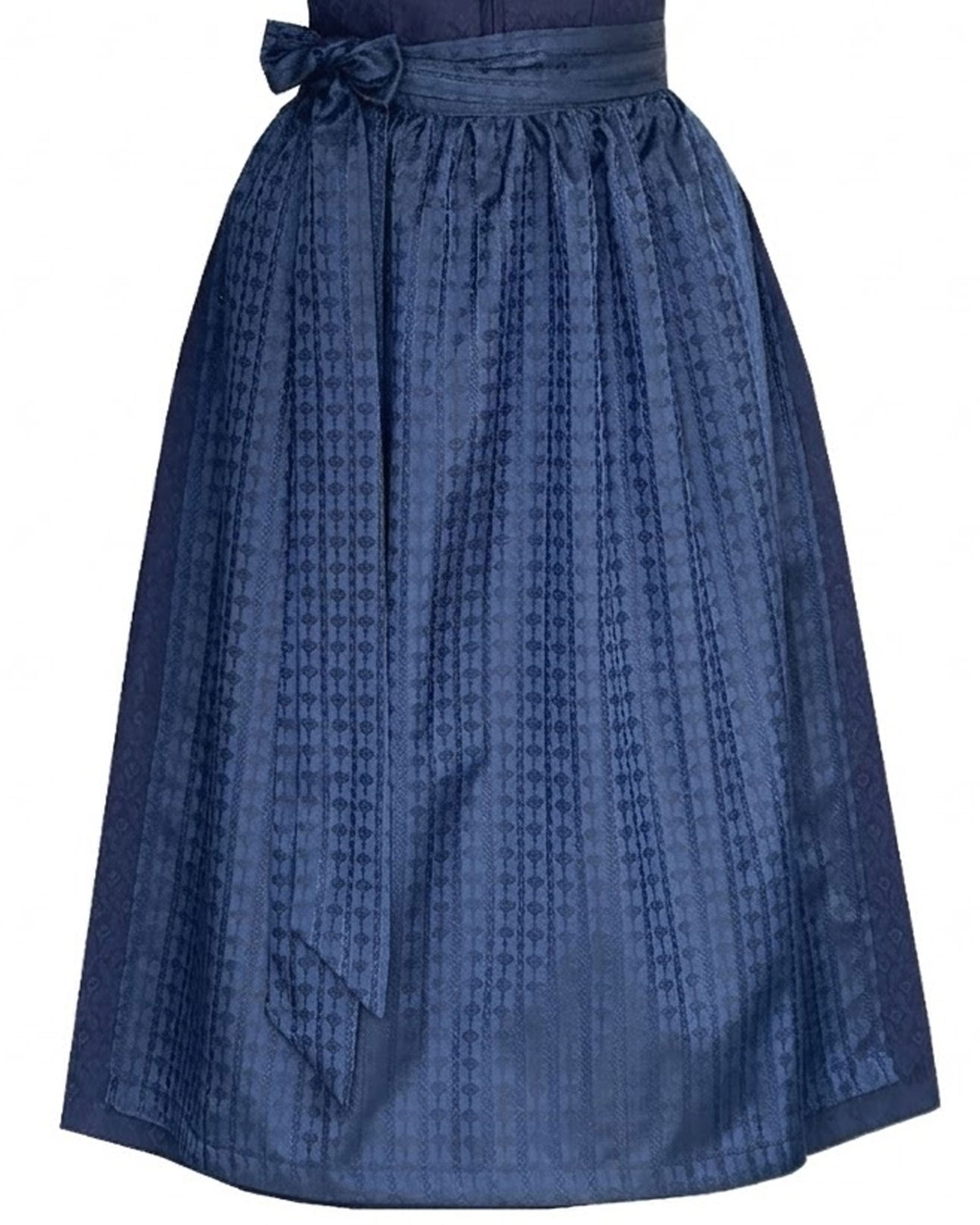 Midi Dirndl Miranda in dunkelblau - ALM1063