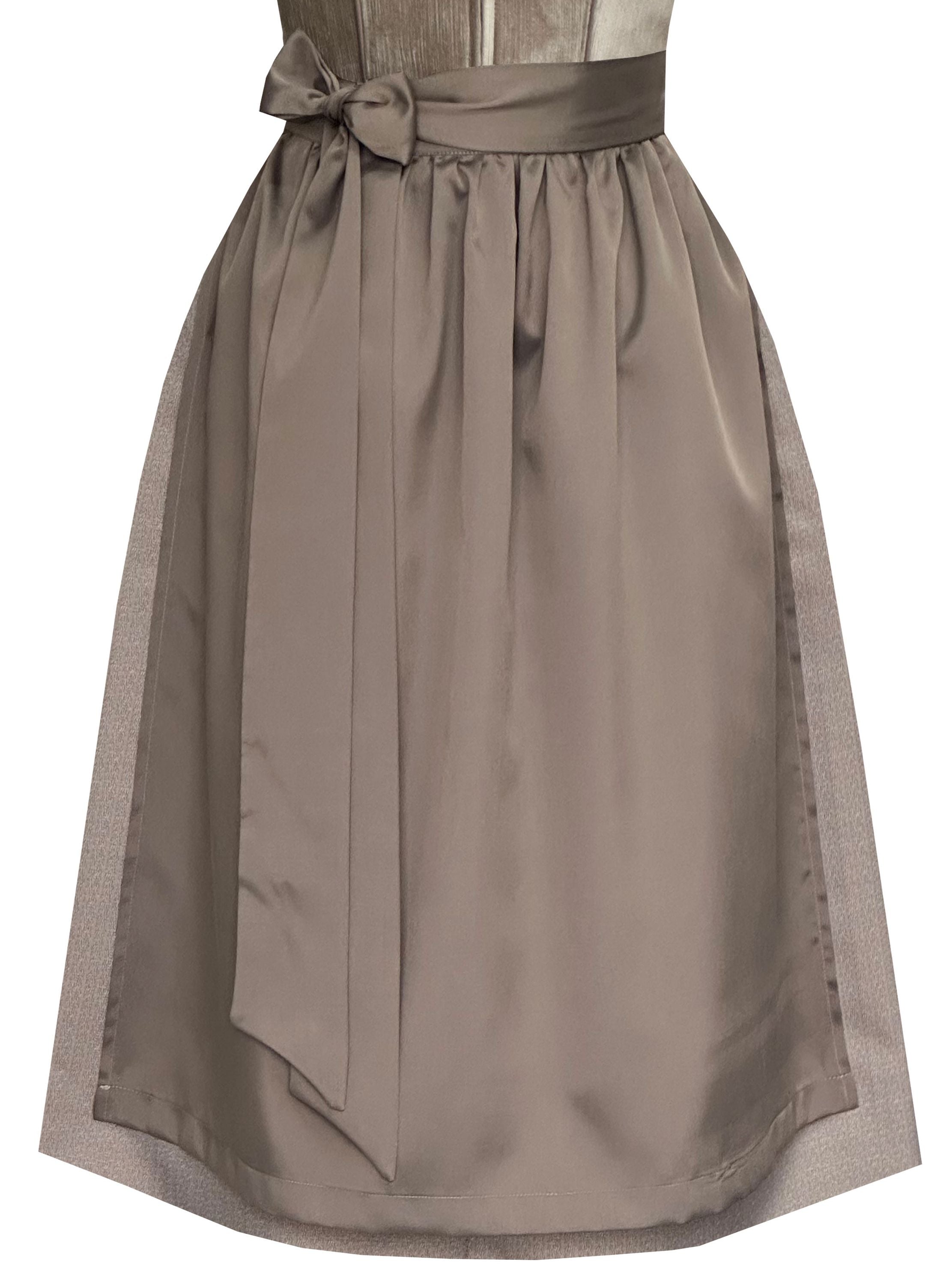 Midi Dirndl Elisé in braun - ALM1067