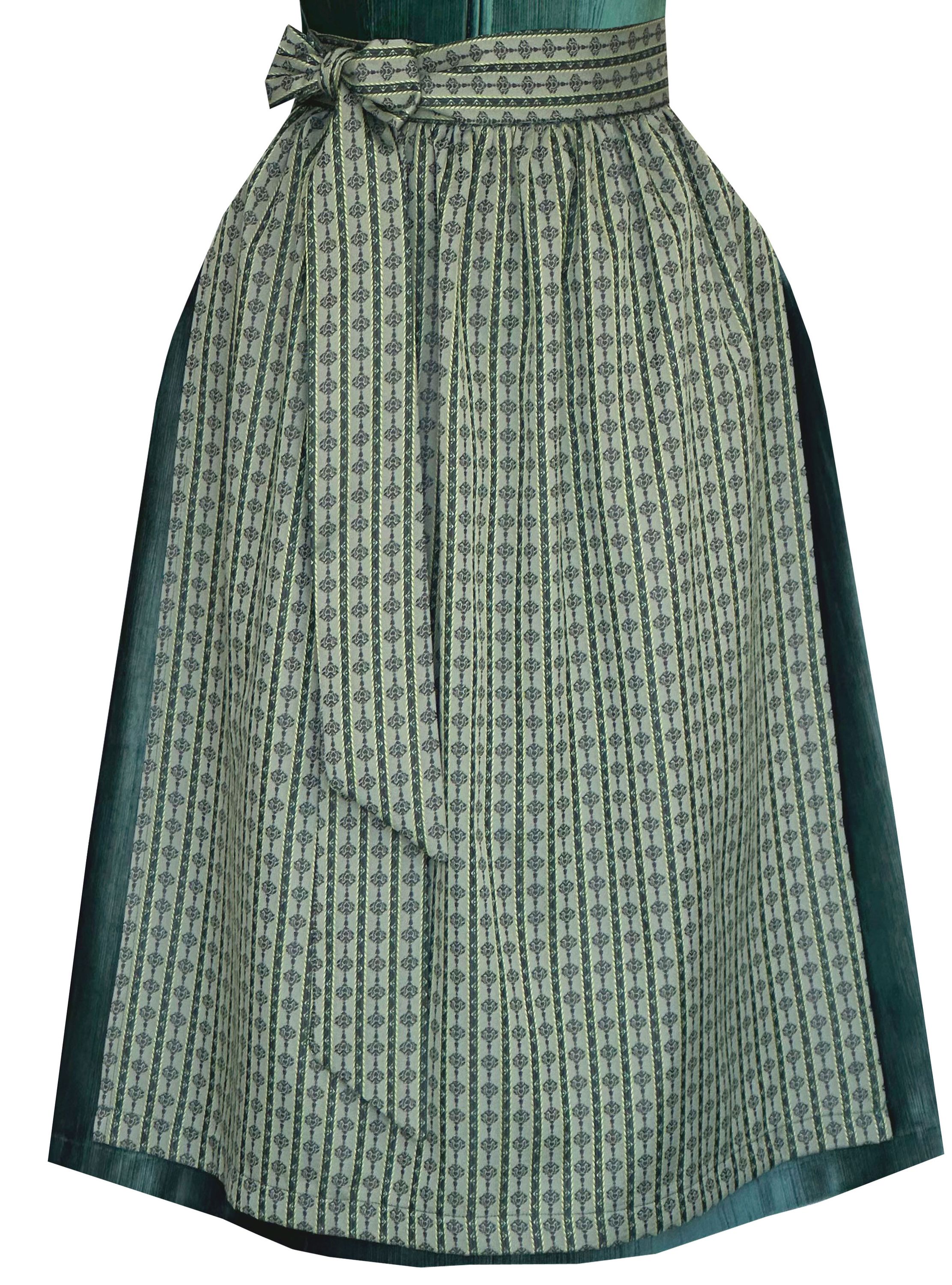 Midi Dirndl in grün - ALM1071