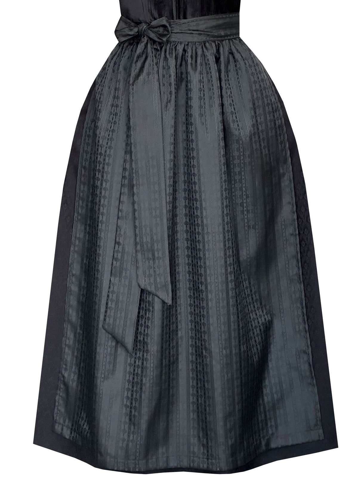 Langes Dirndl Elodie in schwarz - ALM1074