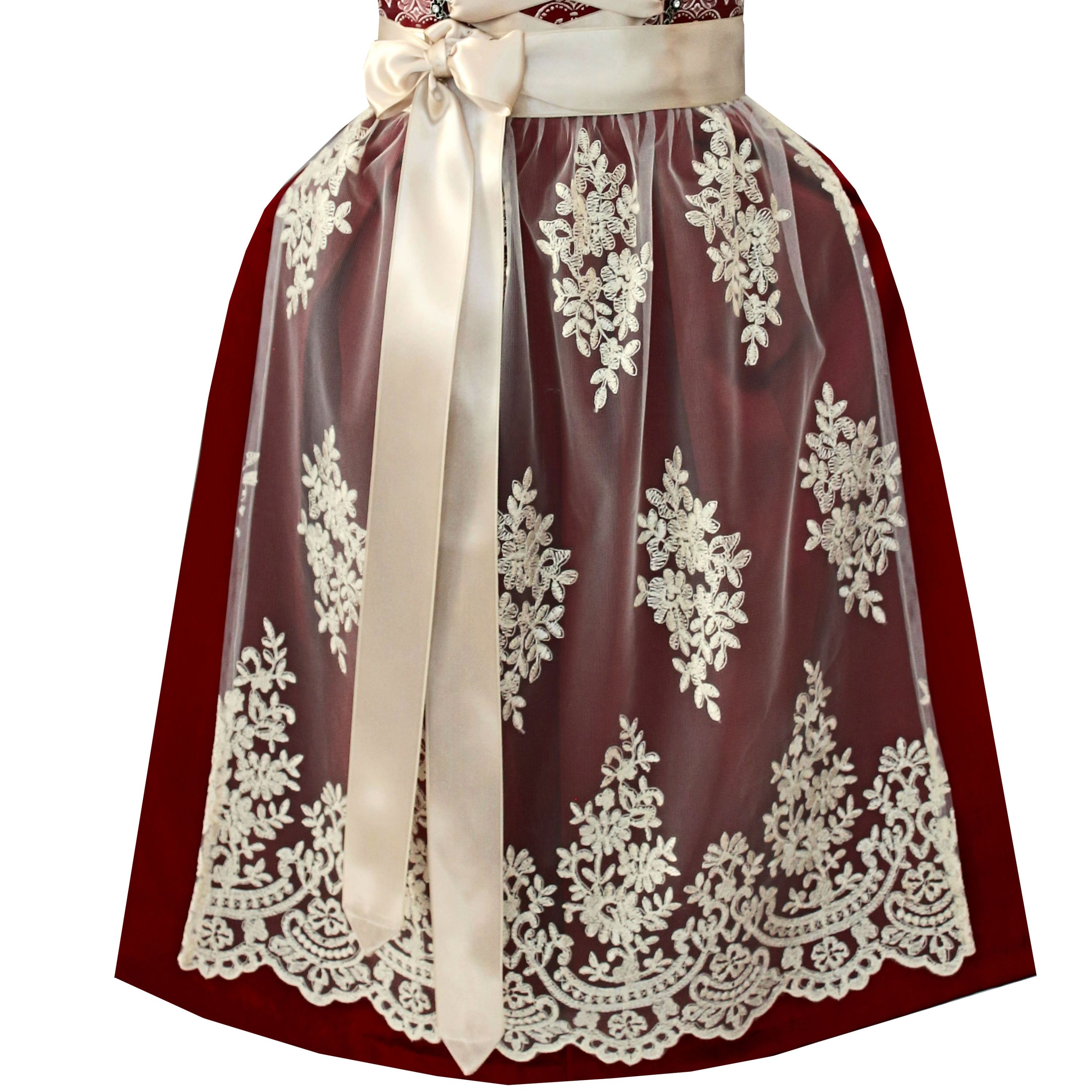 Dirndl Marion in rot - ALM988