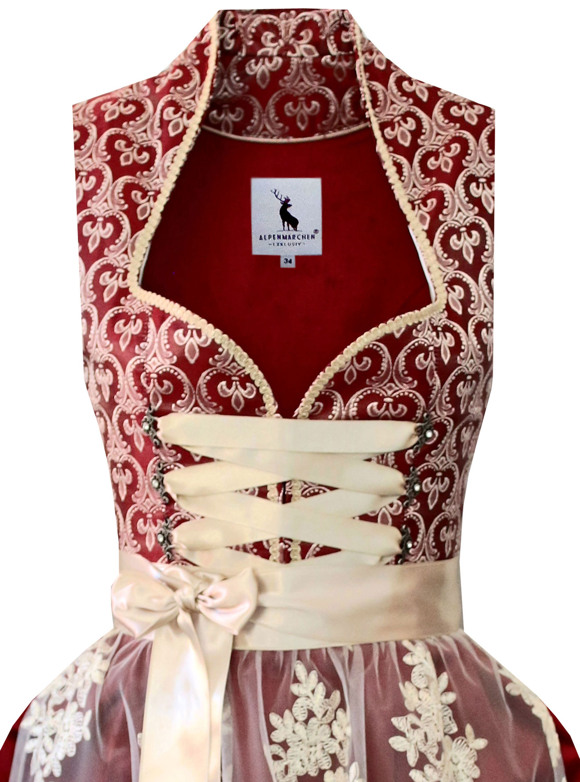 Dirndl Patrizia in Rot - ALM989