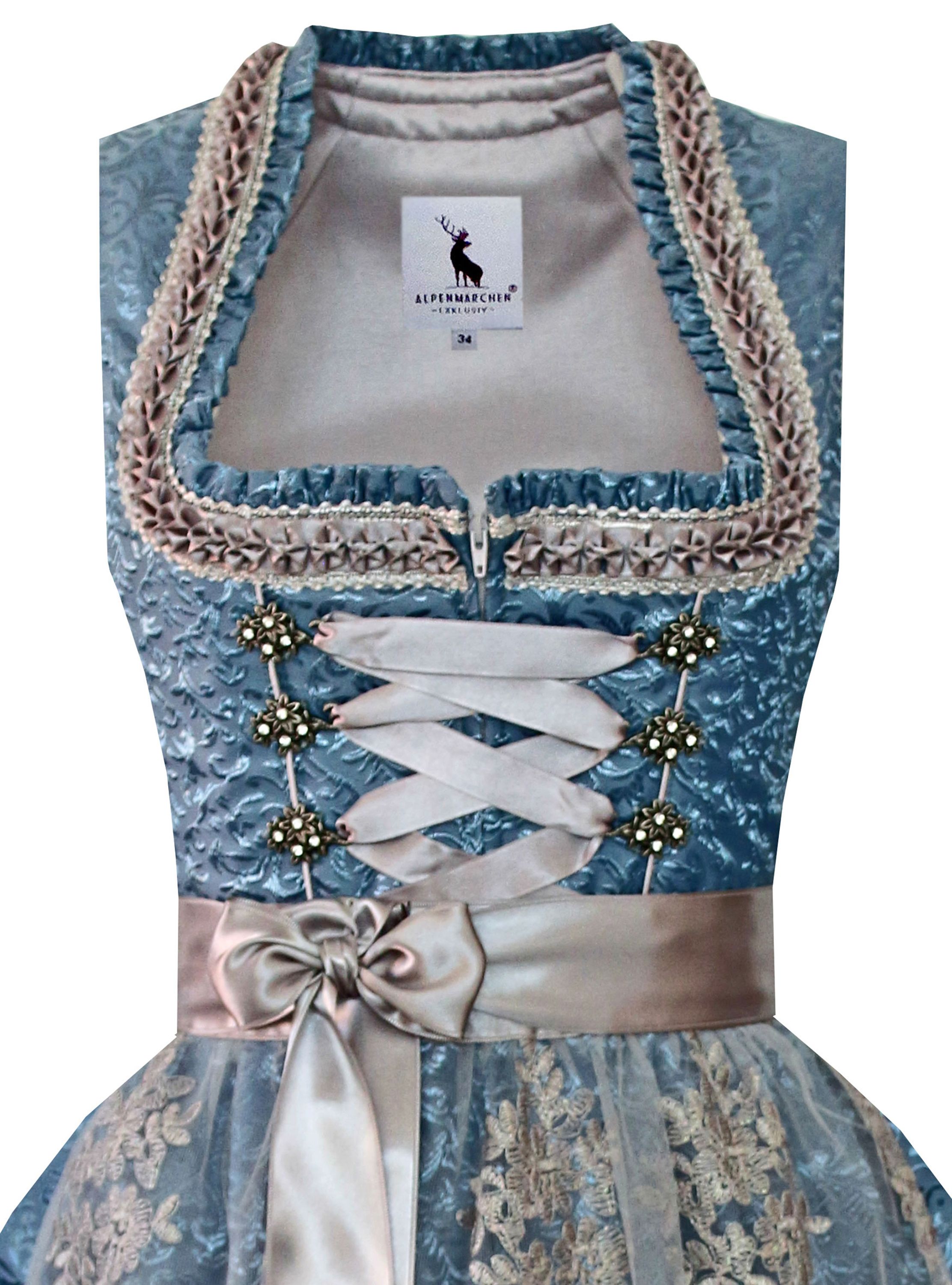 Dirndl Lydia in blau - ALM993