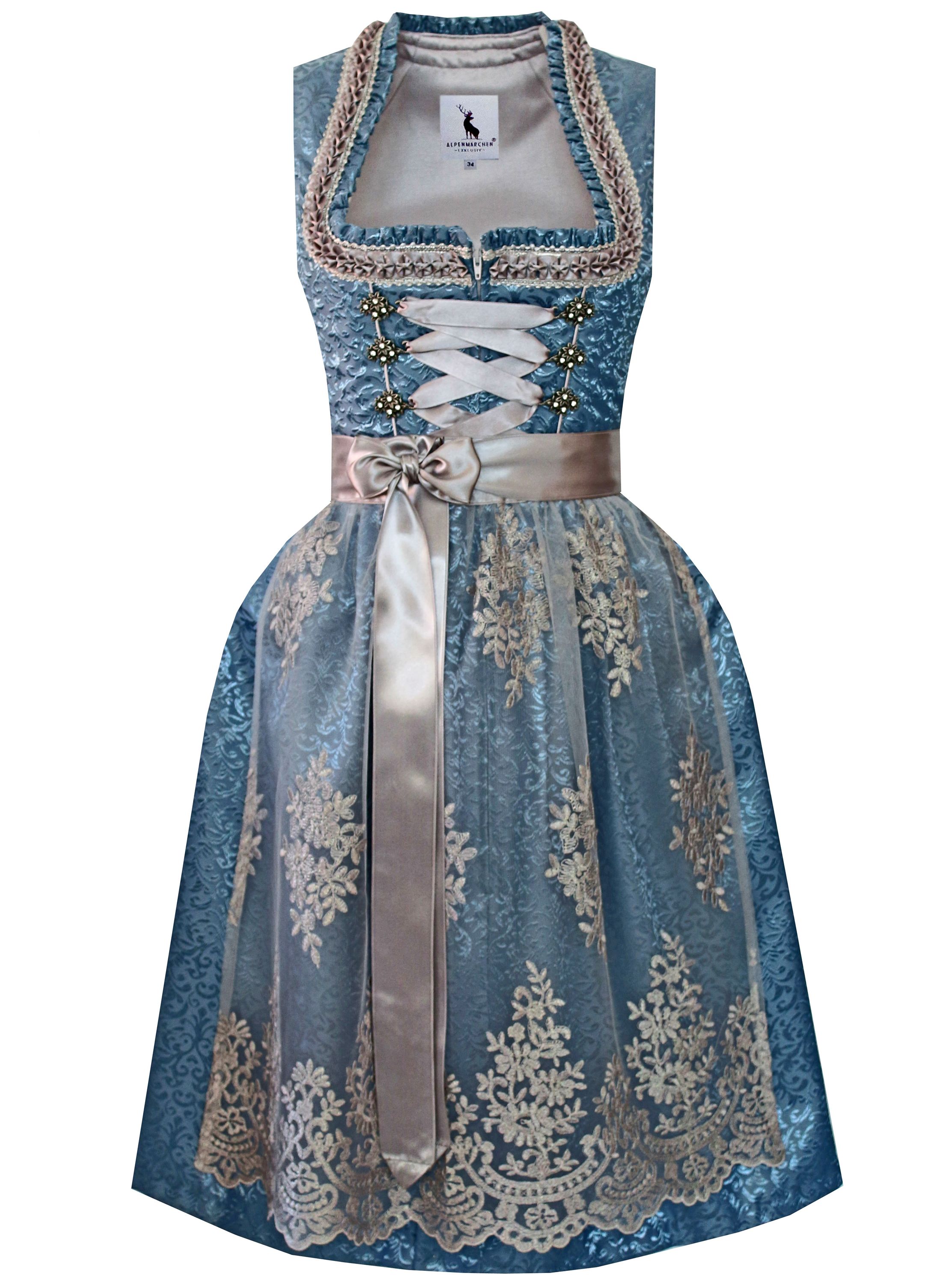Dirndl Lydia in blau - ALM993