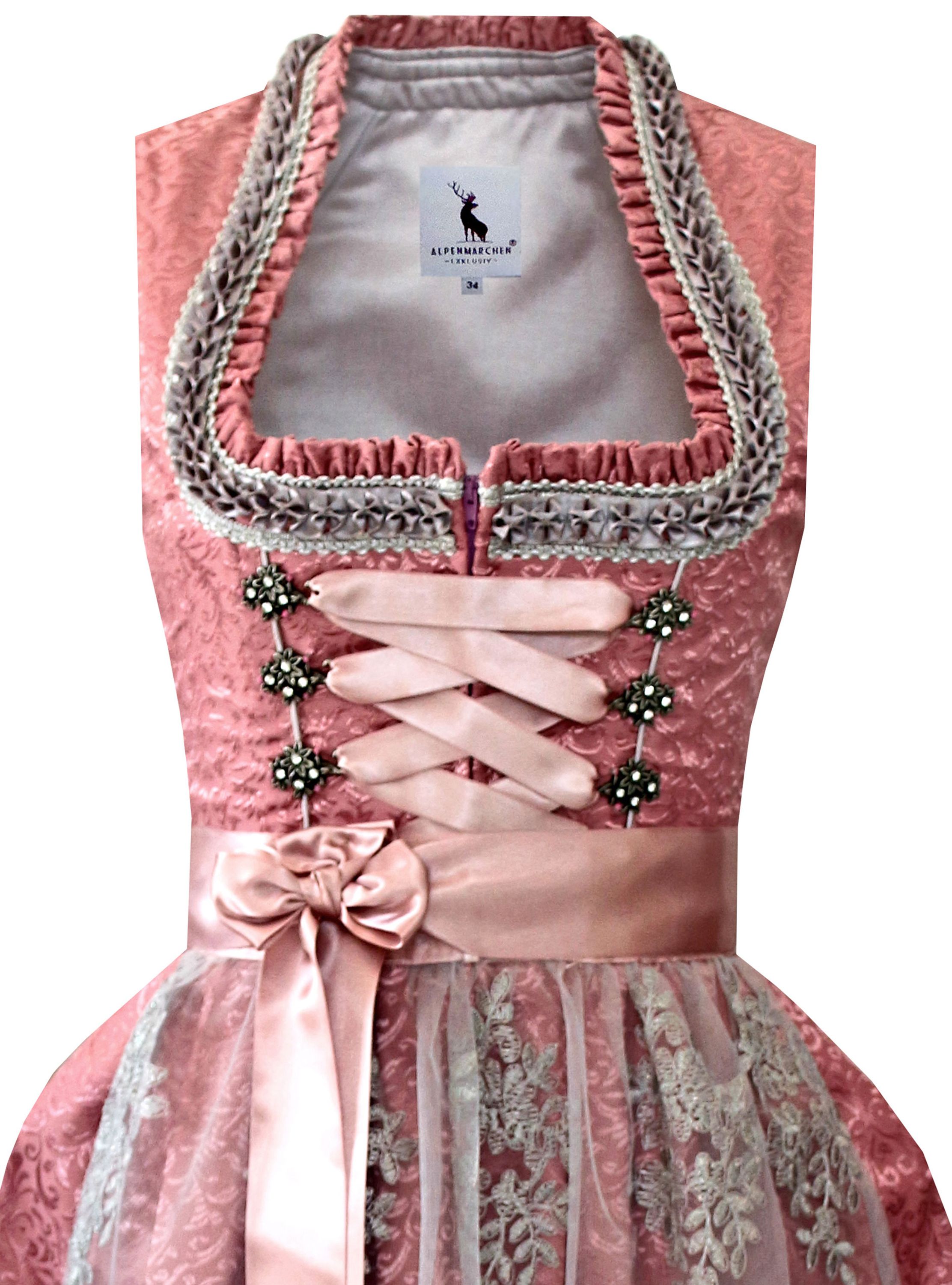 Dirndl Flora in Rosa - ALM996