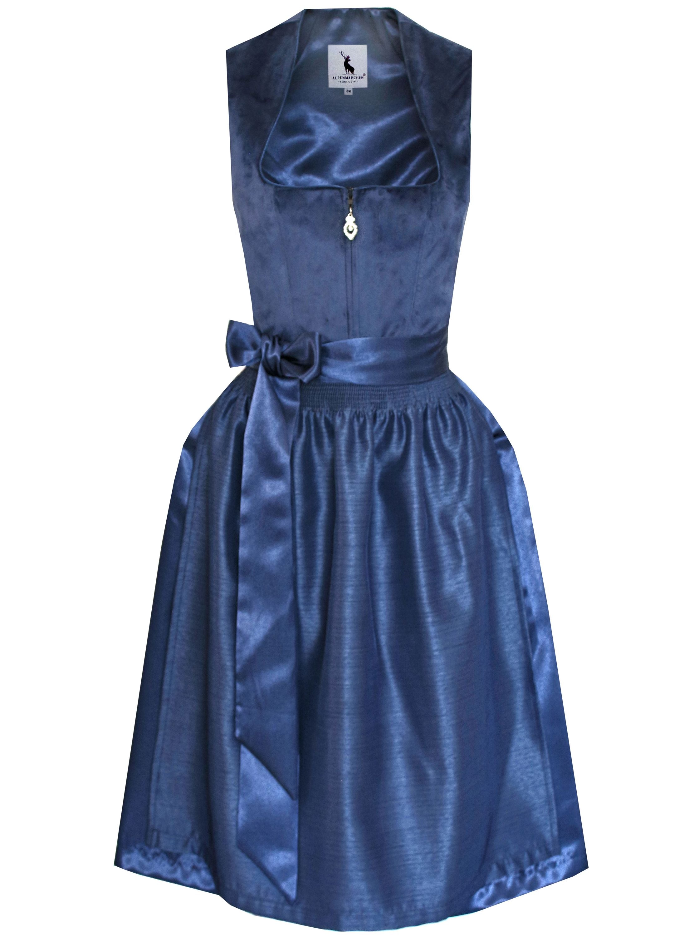 Dirndl Karolina in blau - ALM1013