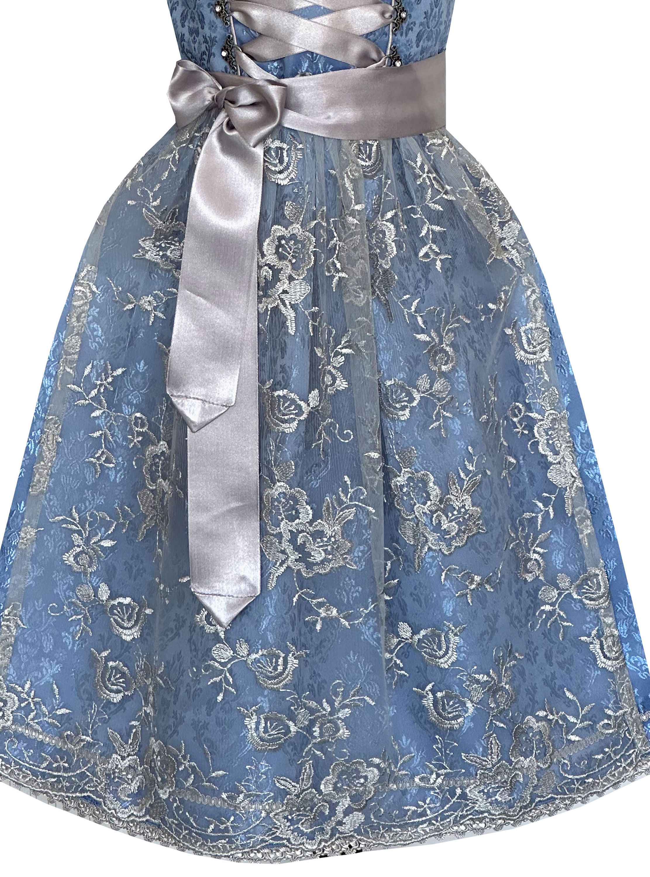 Kinderdirndl Marine in Blau - ALM-K1045