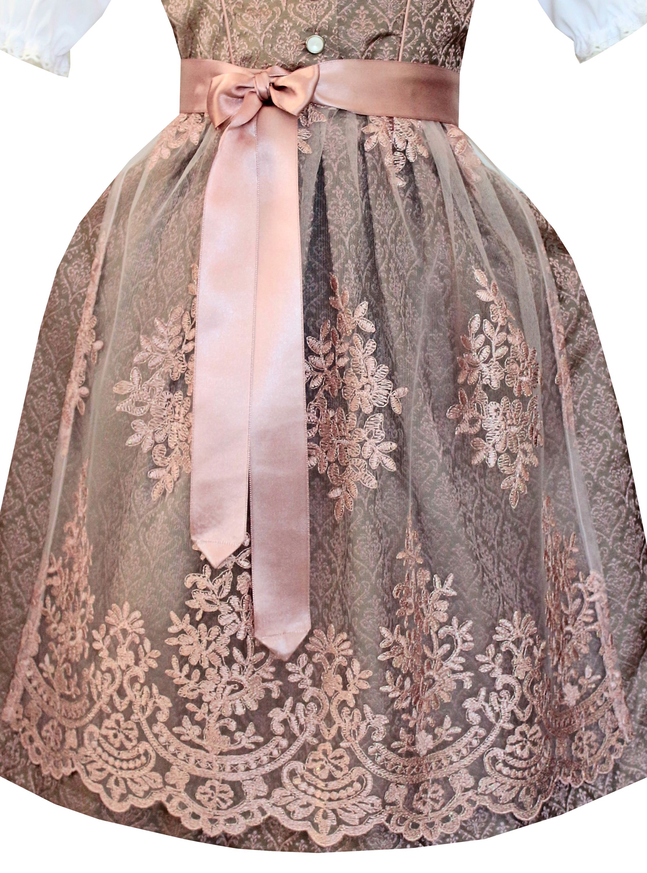 Alpenmärchen Kinderdirndl aus exklusiver Kollektion inkl. Schürze und Bluse - ALM-K973