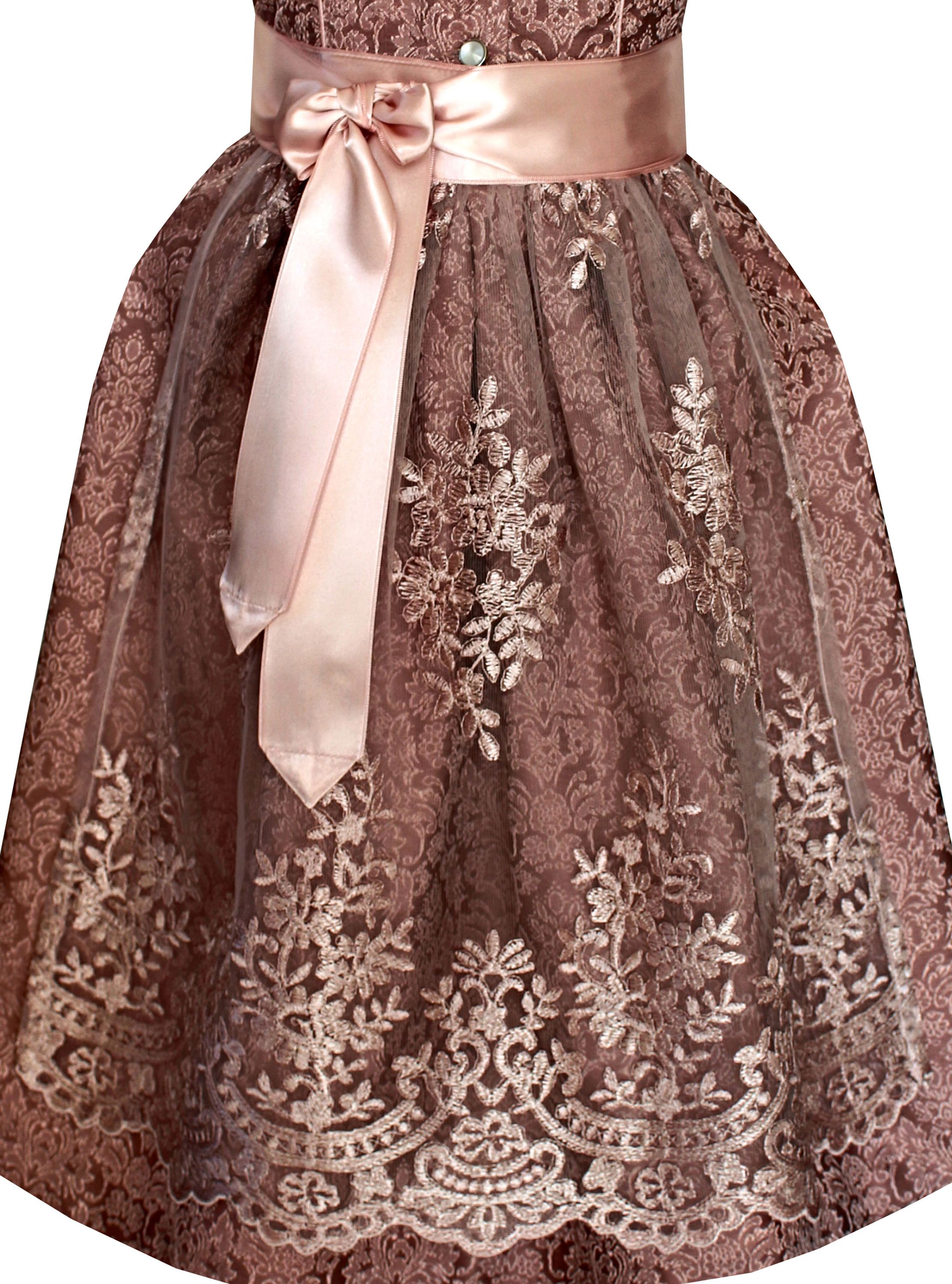 Alpenmärchen Kinderdirndl aus exklusiver Kollektion inkl. Schürze und Bluse - ALM-K951