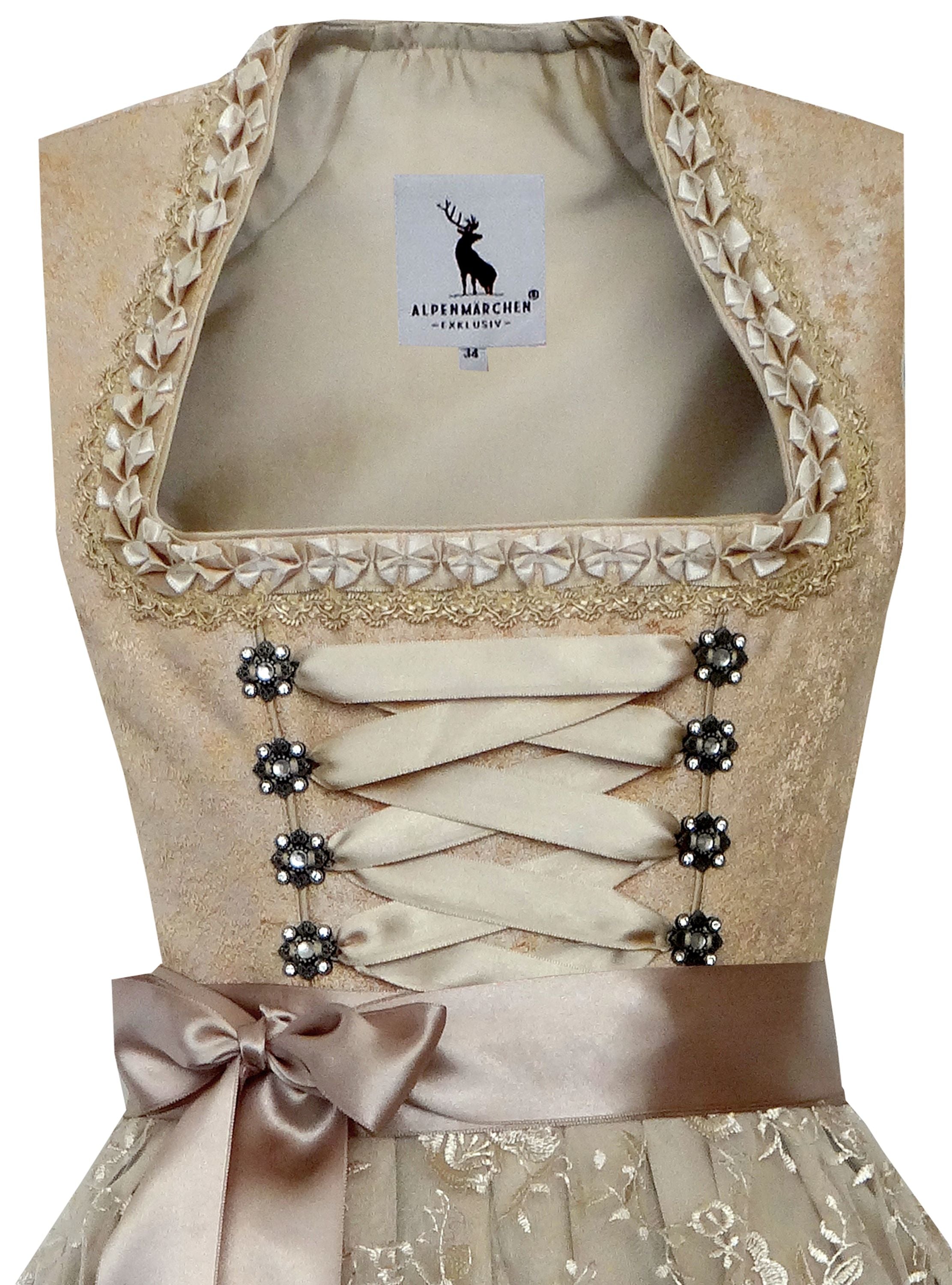Alpenmärchen Midi Dirndl Goldmarie - ALM662