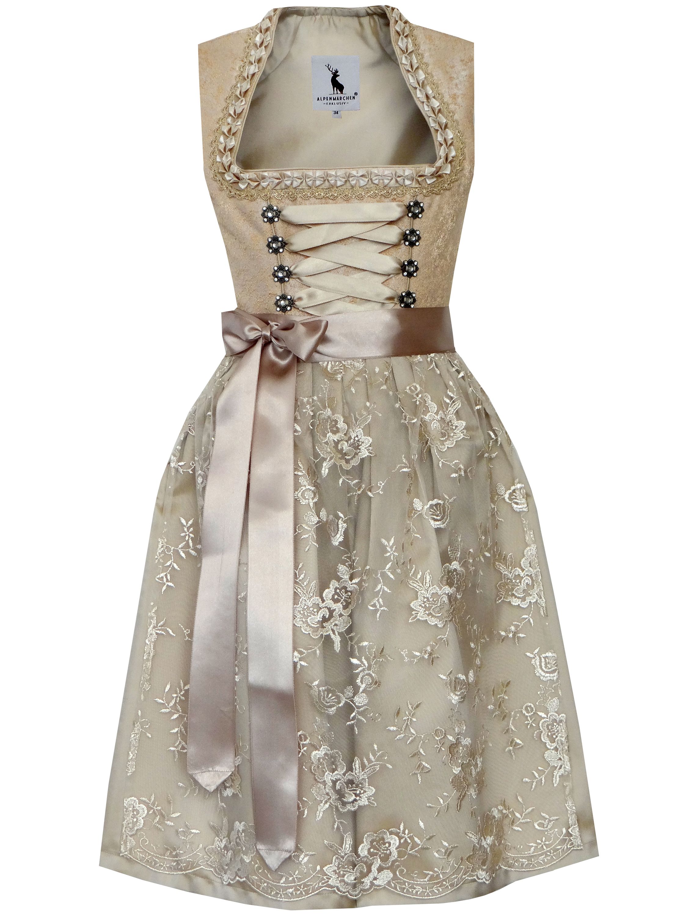 Alpenmärchen Midi Dirndl Goldmarie - ALM662