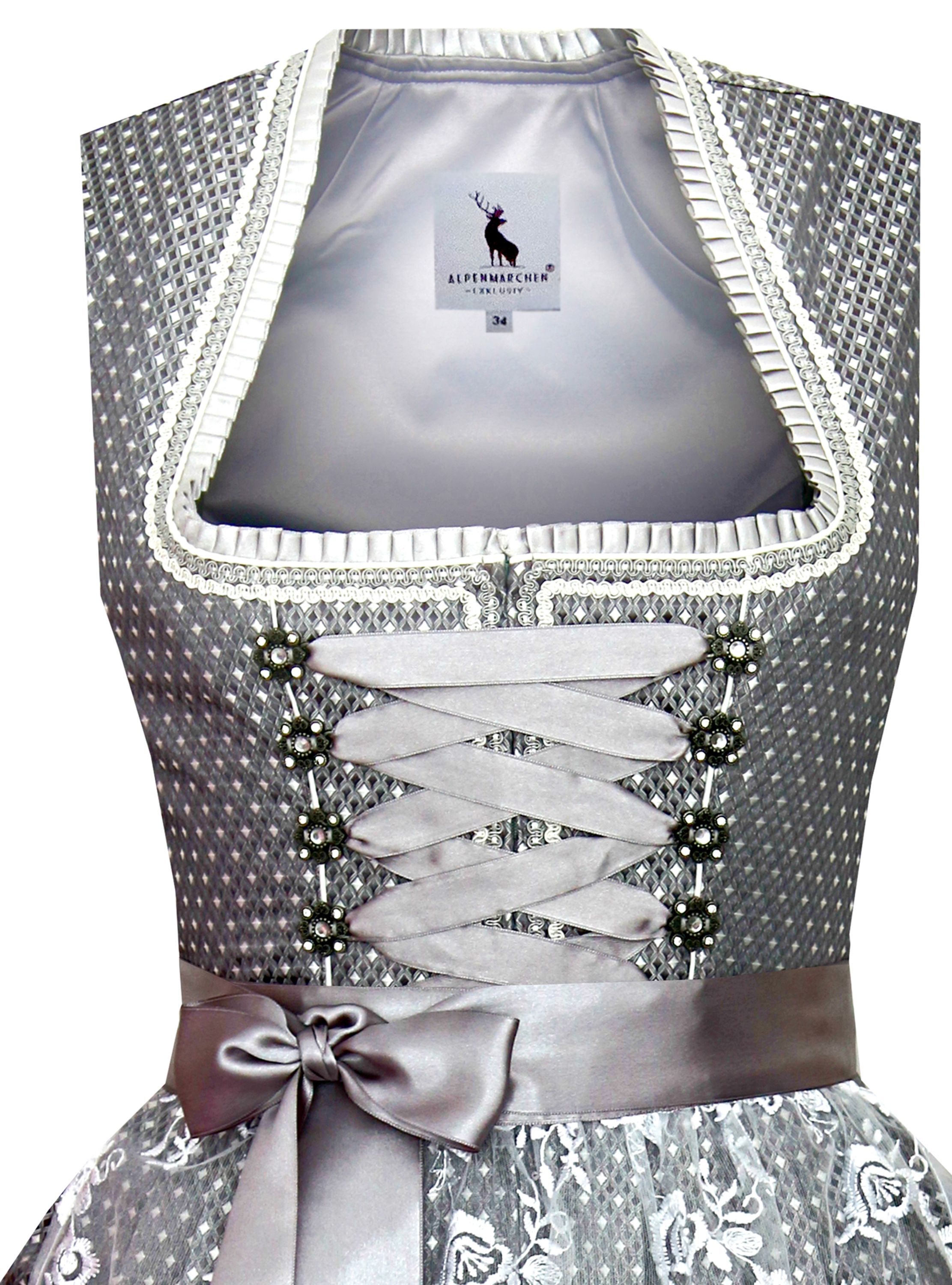 Dirndl Evelina in grau - ALM695