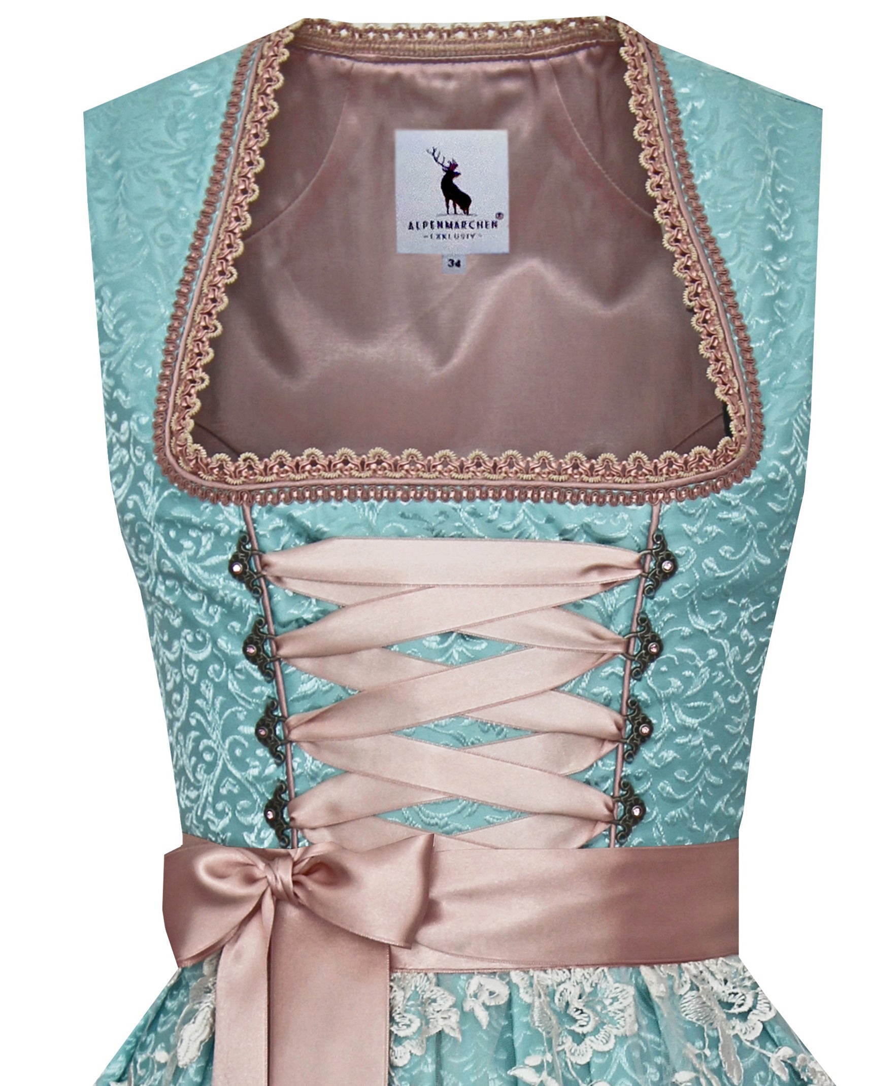 Dirndl Lydia in türkis - ALM761