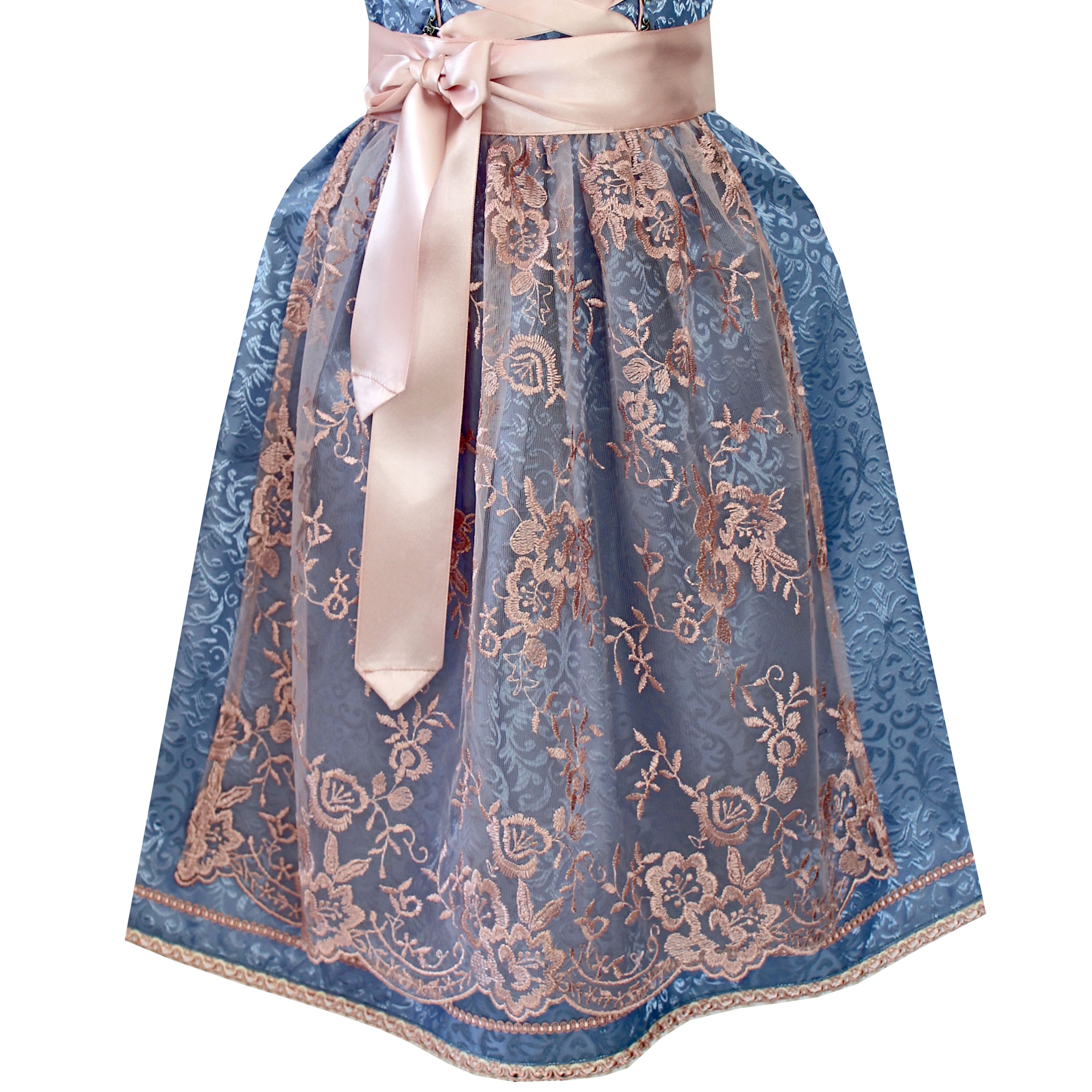 Alpenmärchen Kinderdirndl aus exklusiver Kollektion inkl. Schürze und Bluse - ALM-K947