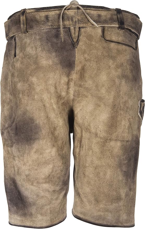 Herren Lederhose Johann kurz - ALM-LH001