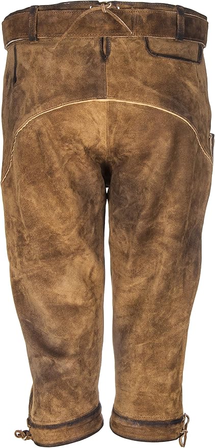 Herren Lederhose Josef kniebund- ALM-LH003