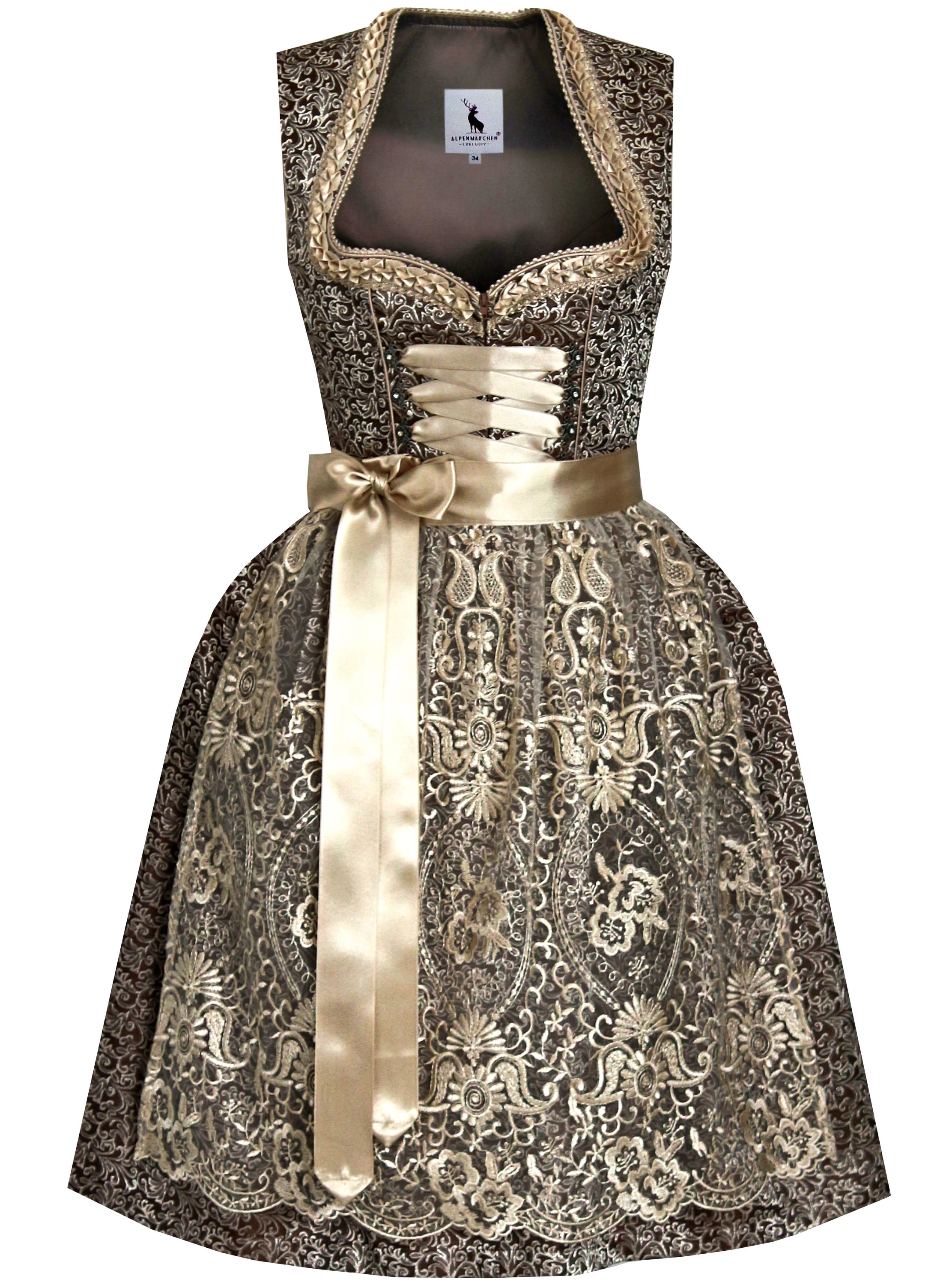 Dirndl Talia in braun - ALM785