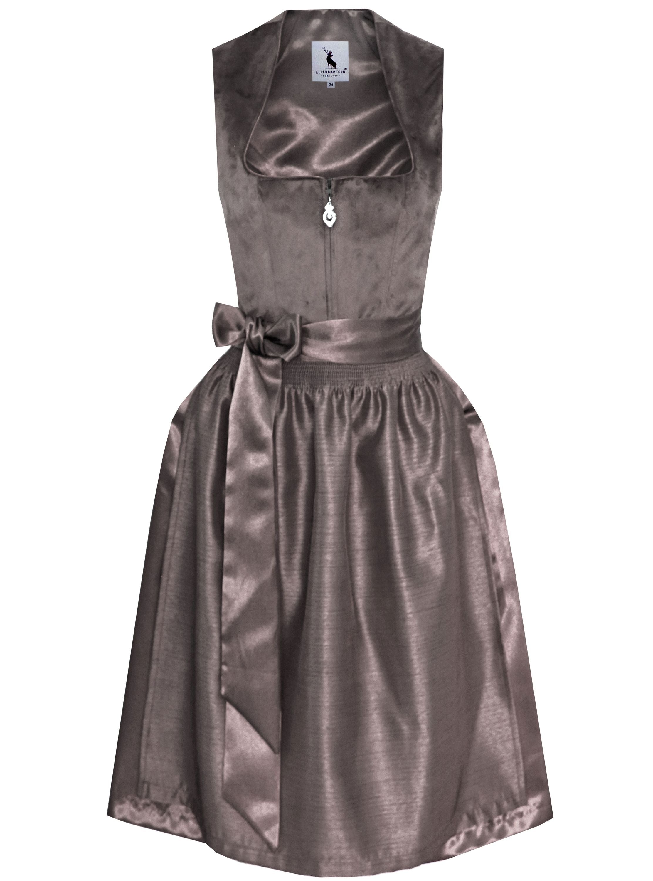 Dirndl Karolina in grau - ALM1011