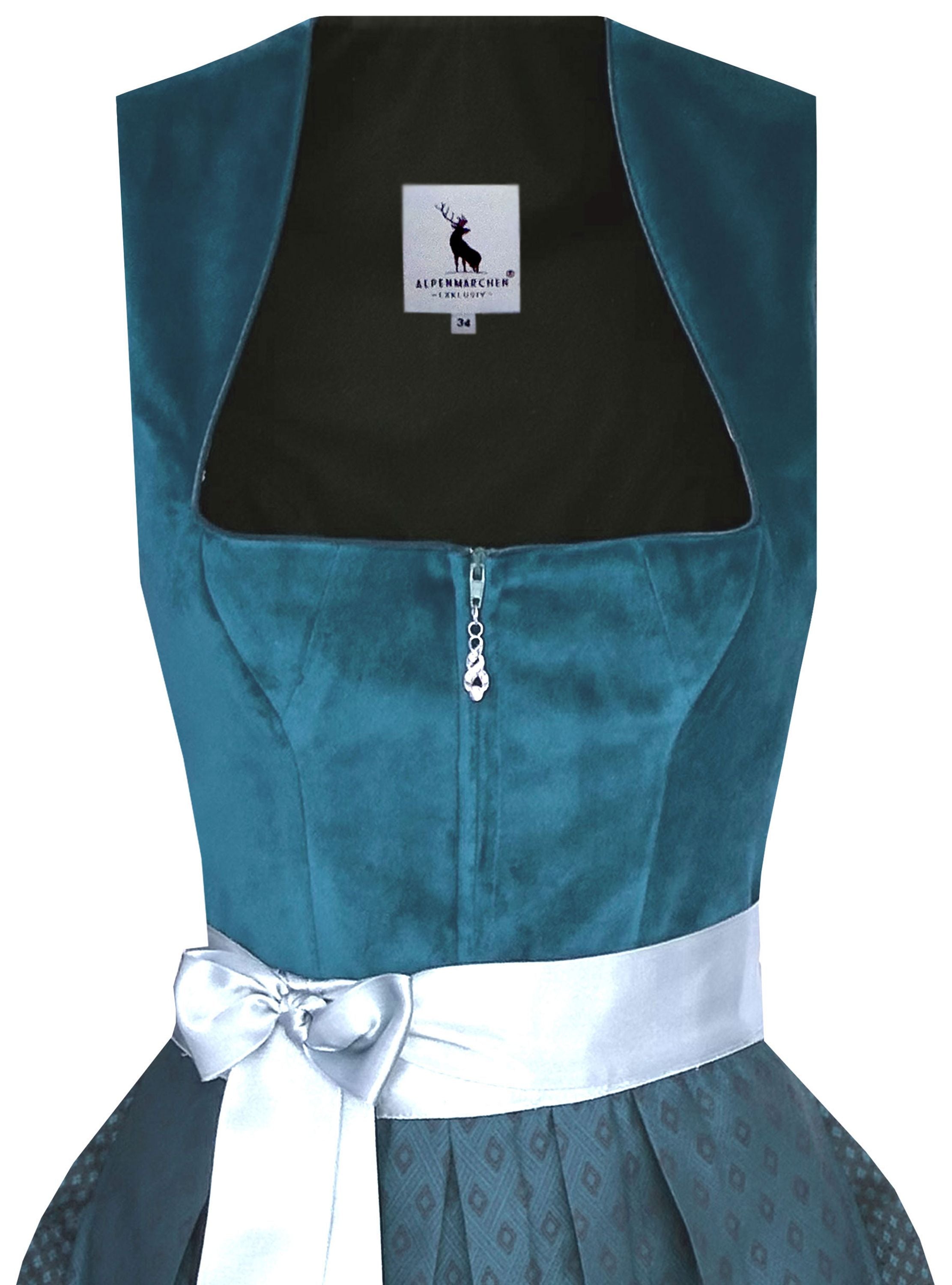 Dirndl Adriana in dunkelblau - ALM1016