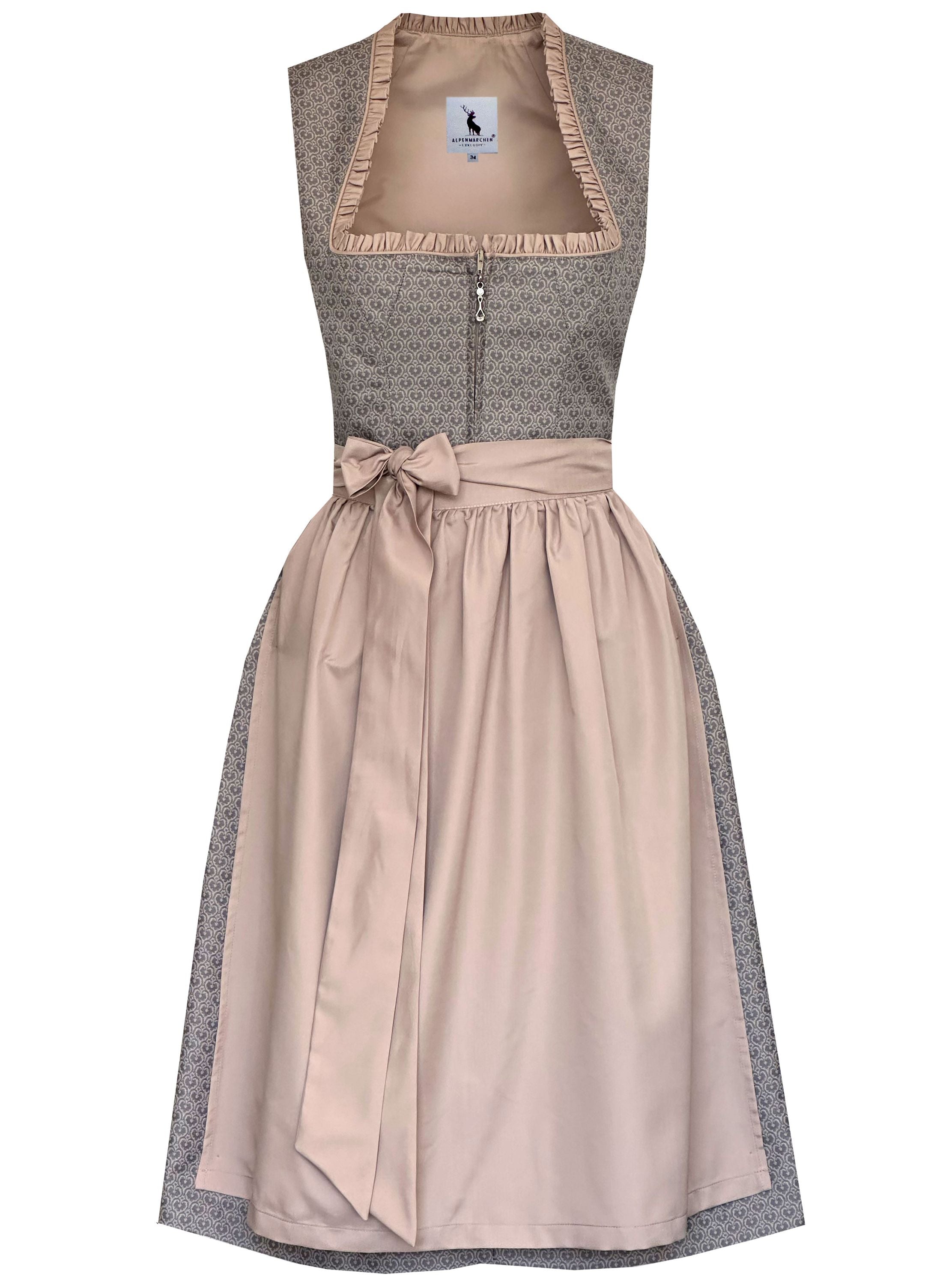 Dirndl Liane in grau - ALM1031