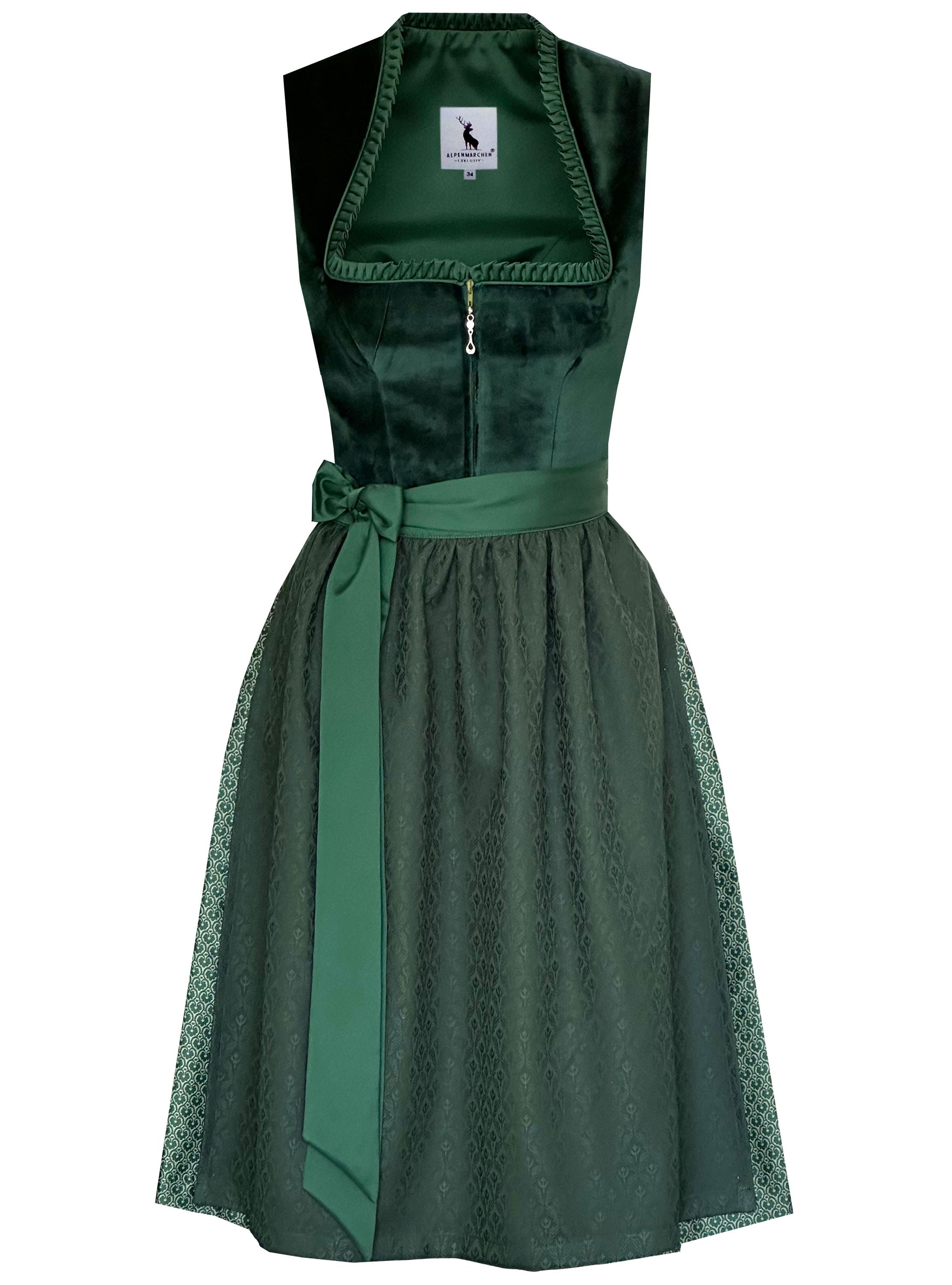 Dirndl Sibylle in grün - ALM1035
