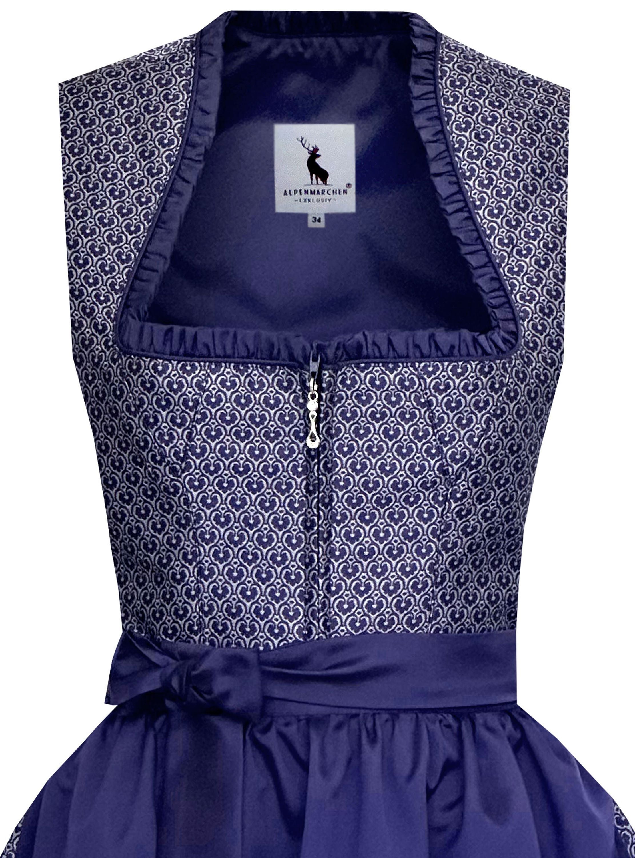 Dirndl Liane in blau - ALM1037