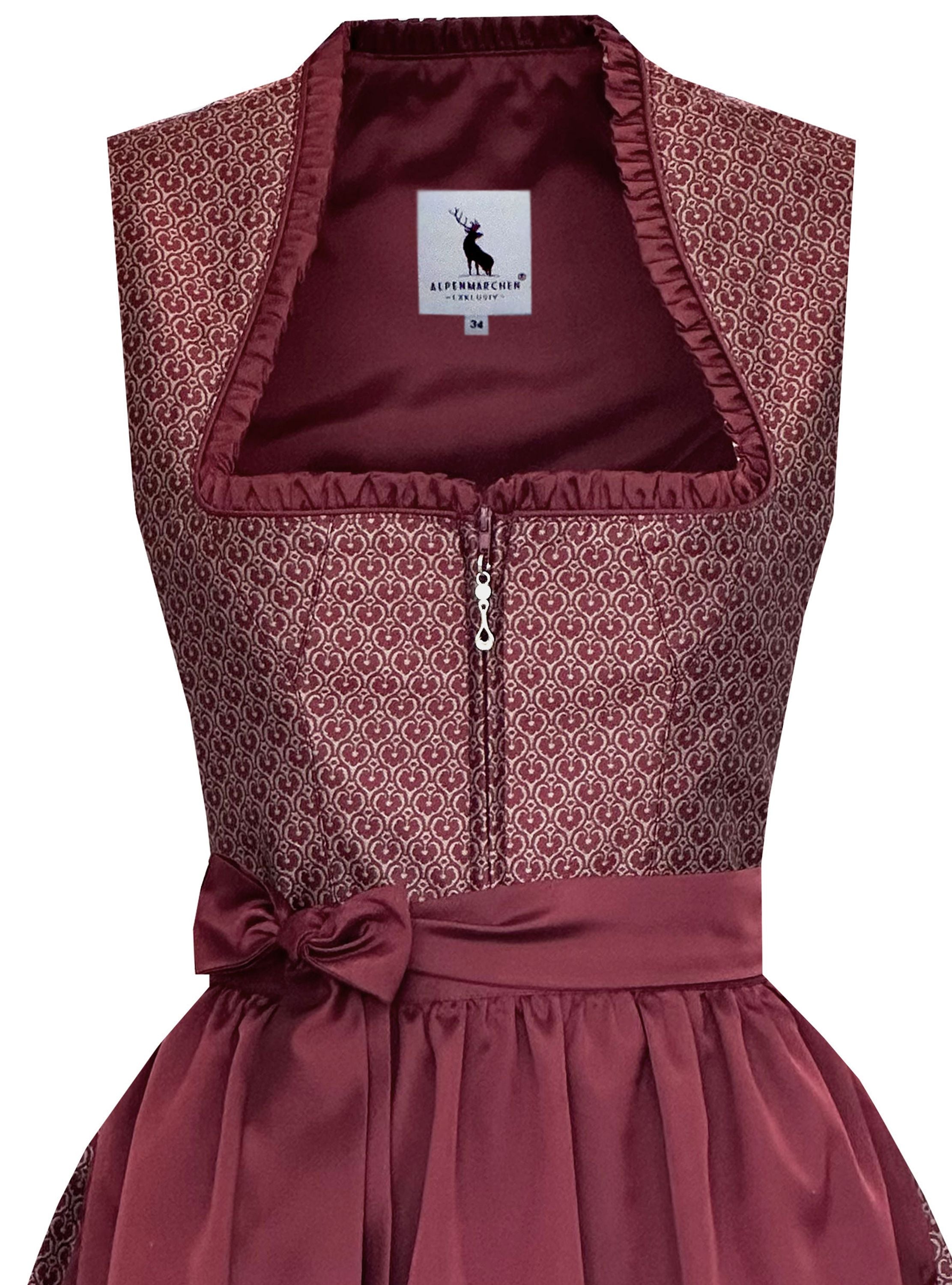 Dirndl Liane in Rot - ALM1041