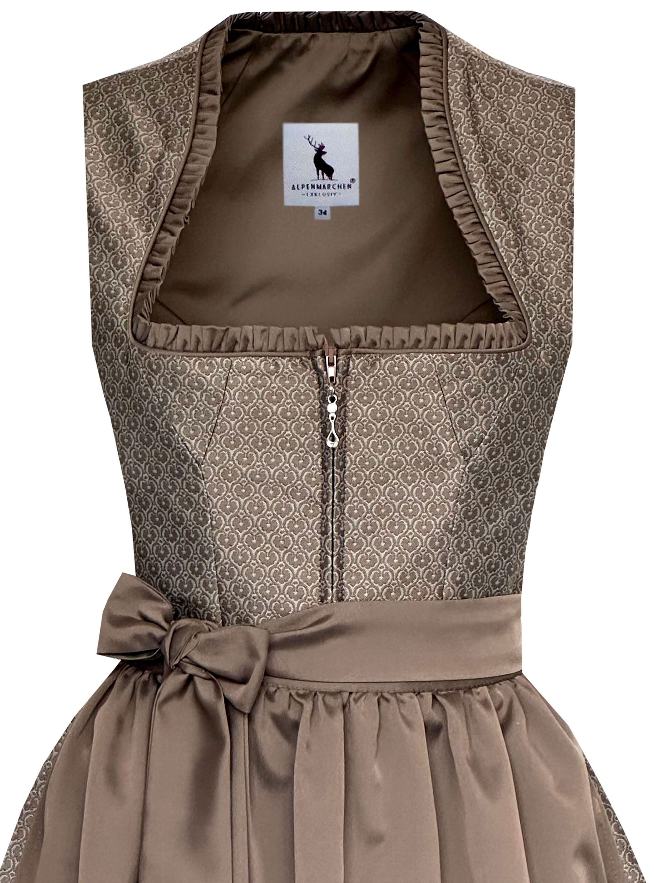 Dirndl Liane in braun - ALM1044