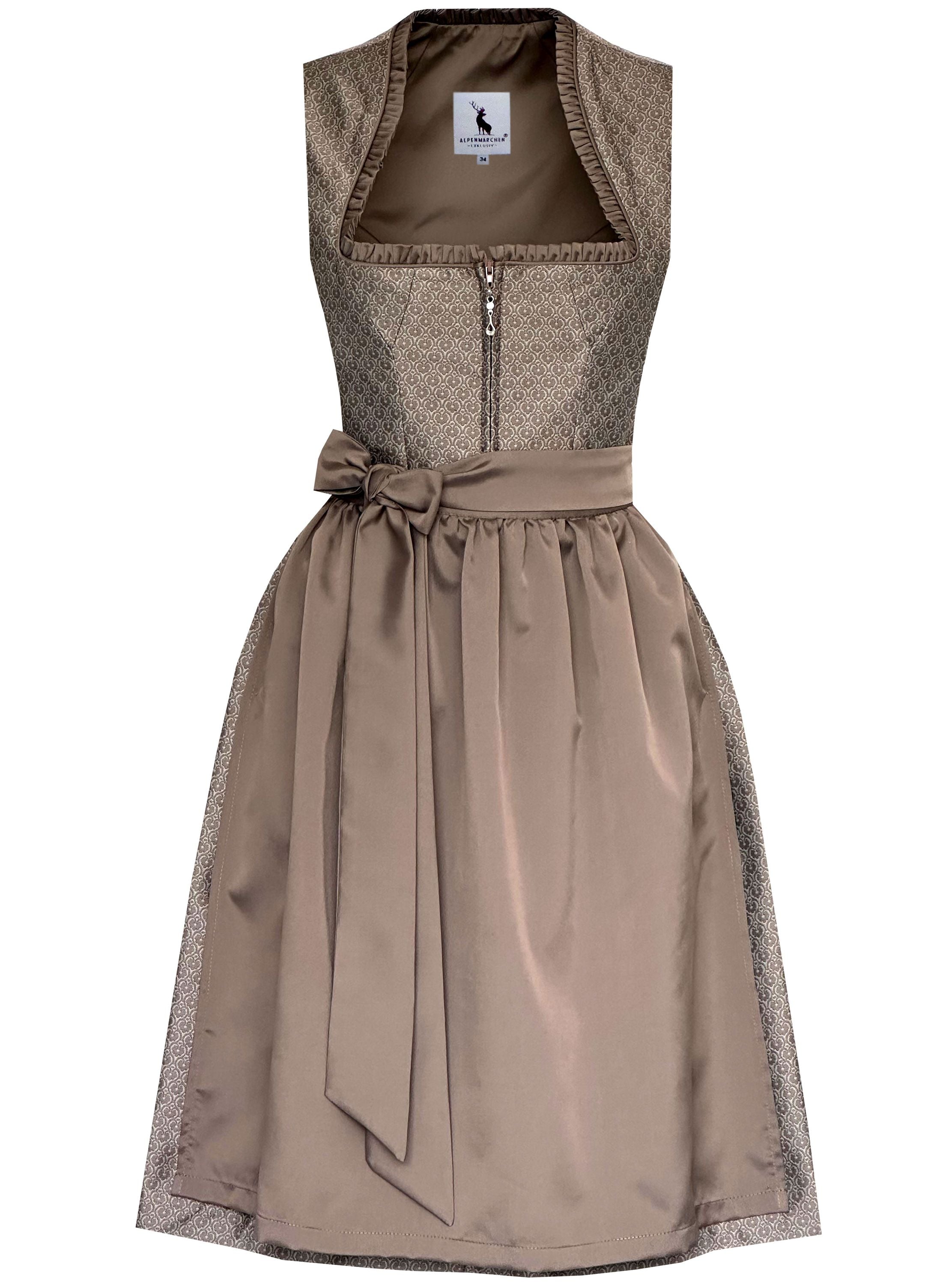 Dirndl Liane in braun - ALM1044