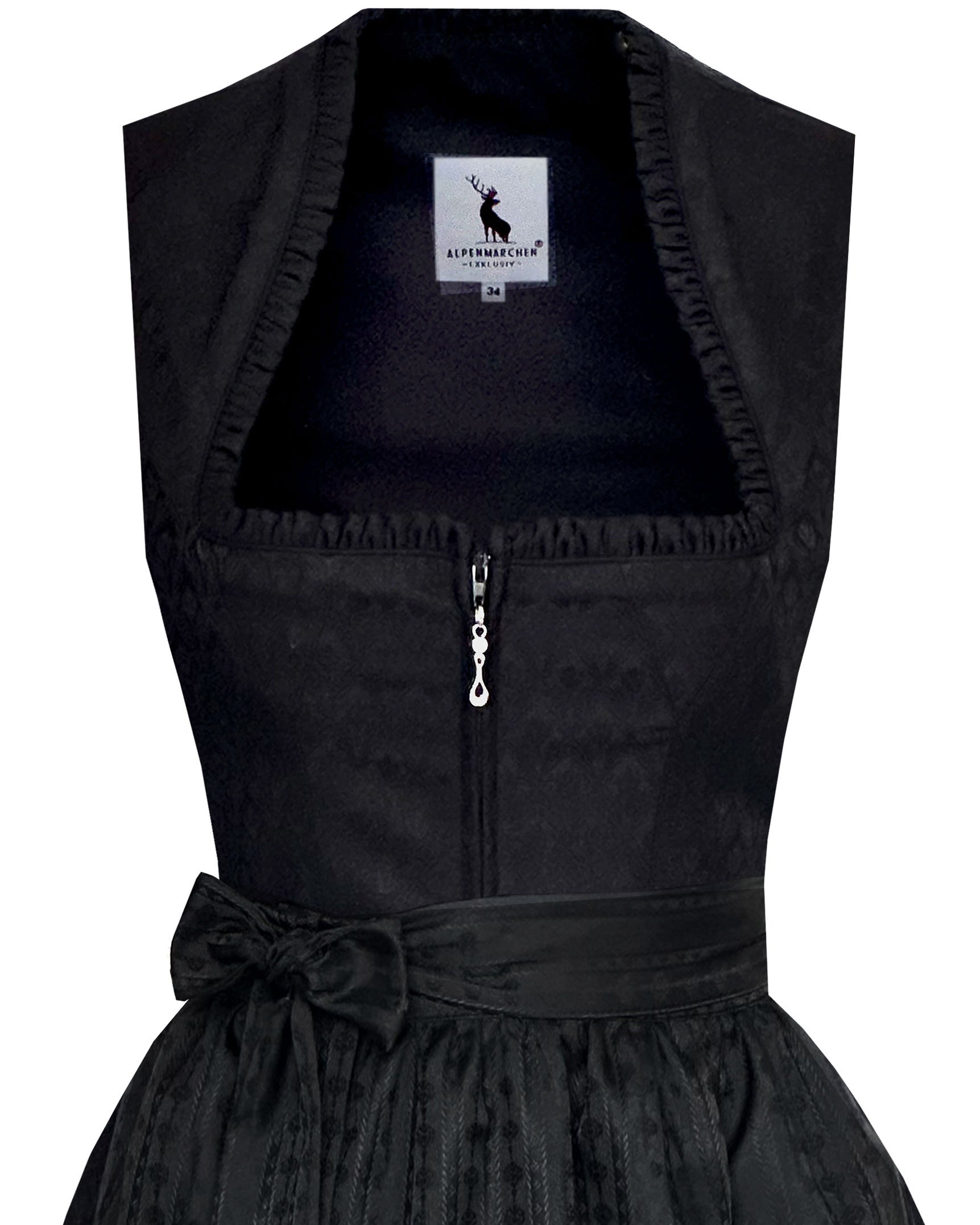 Midi Dirndl Miranda in hellgrün - ALM1066