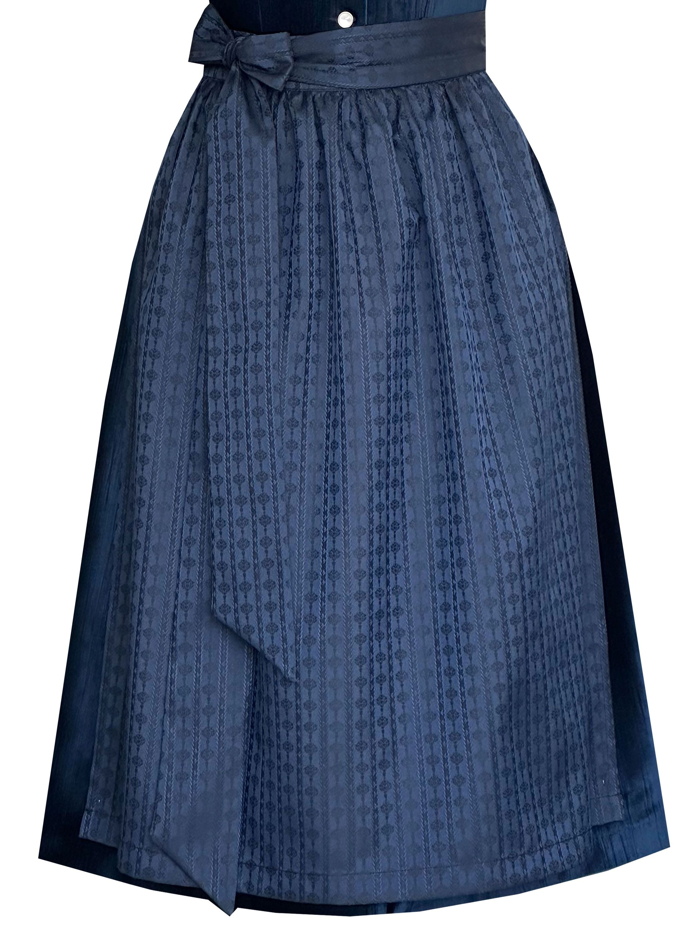 Midi Dirndl Senta in dunkelblau- ALM1070