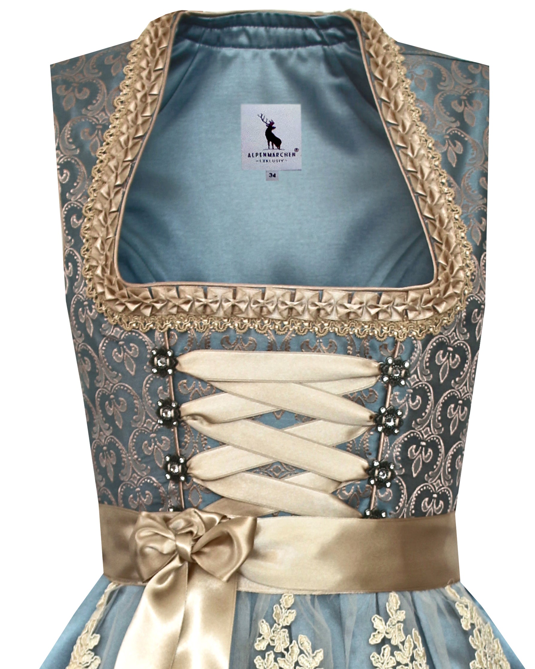 Dirndl Elisabeth in Blau - ALM911