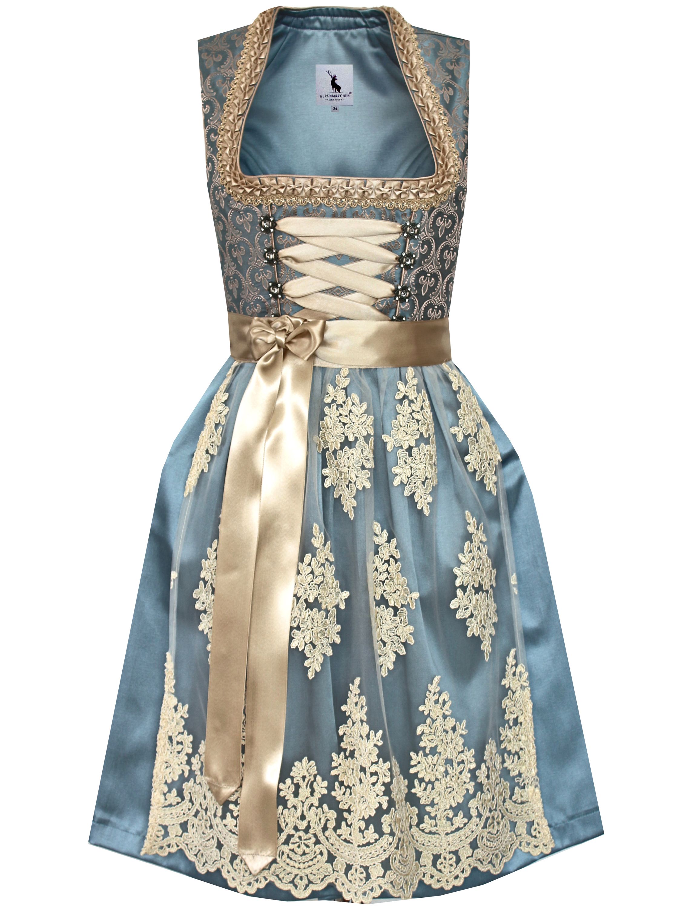 Dirndl Elisabeth in Blau - ALM911