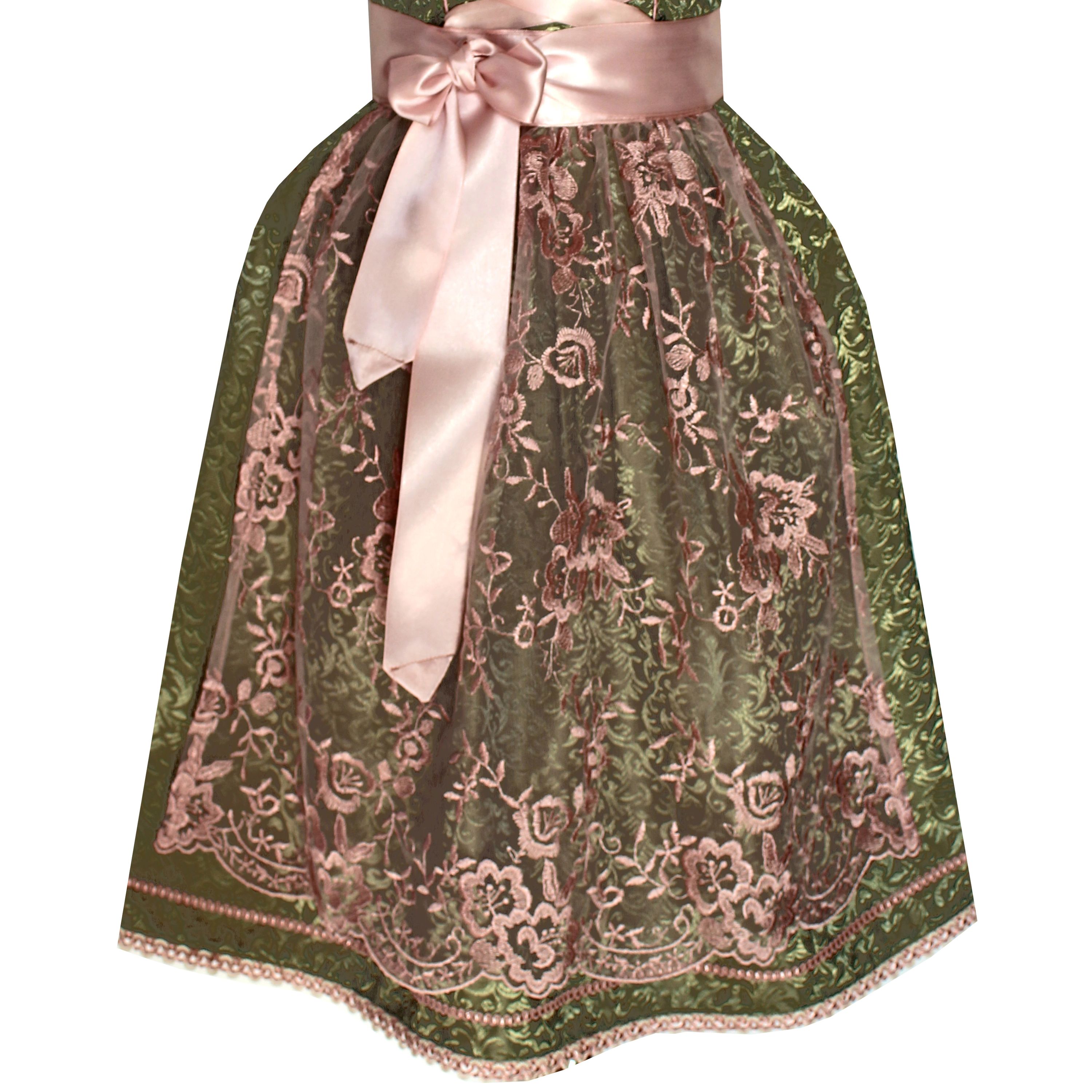 Alpenmärchen Kinderdirndl aus exklusiver Kollektion inkl. Schürze und Bluse - ALM-K948