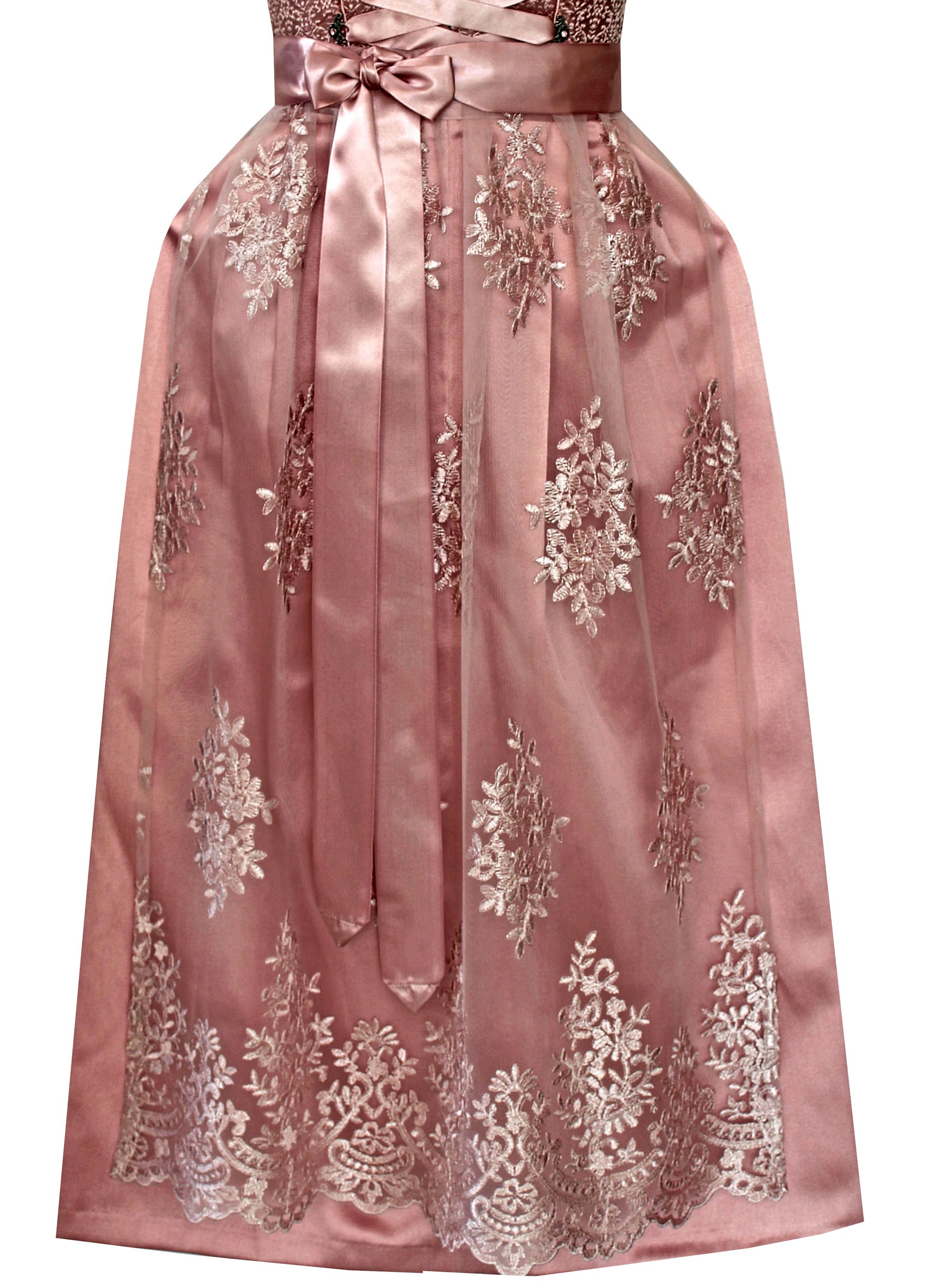 Langes Dirndl Sophia in rosa - ALM979