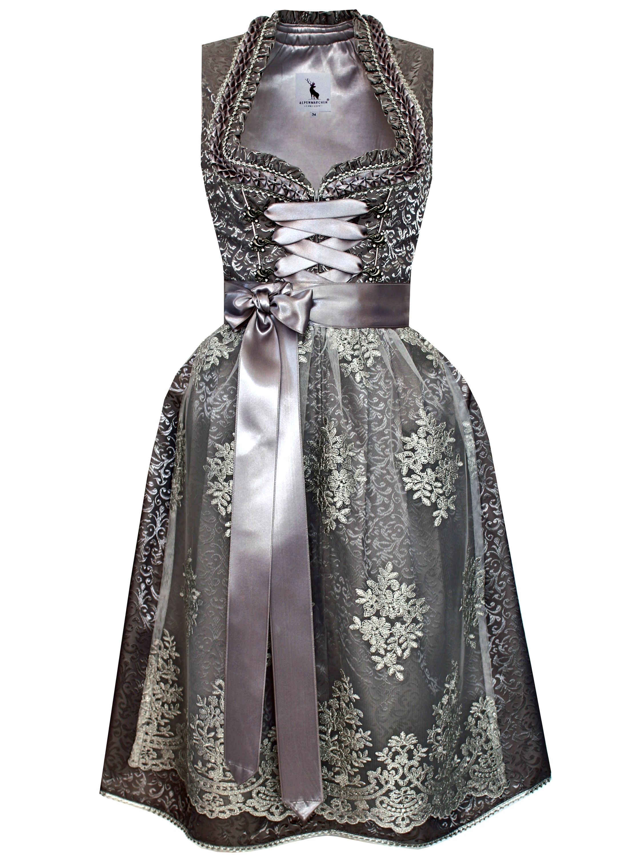 Dirndl Diva in Grau - ALM981