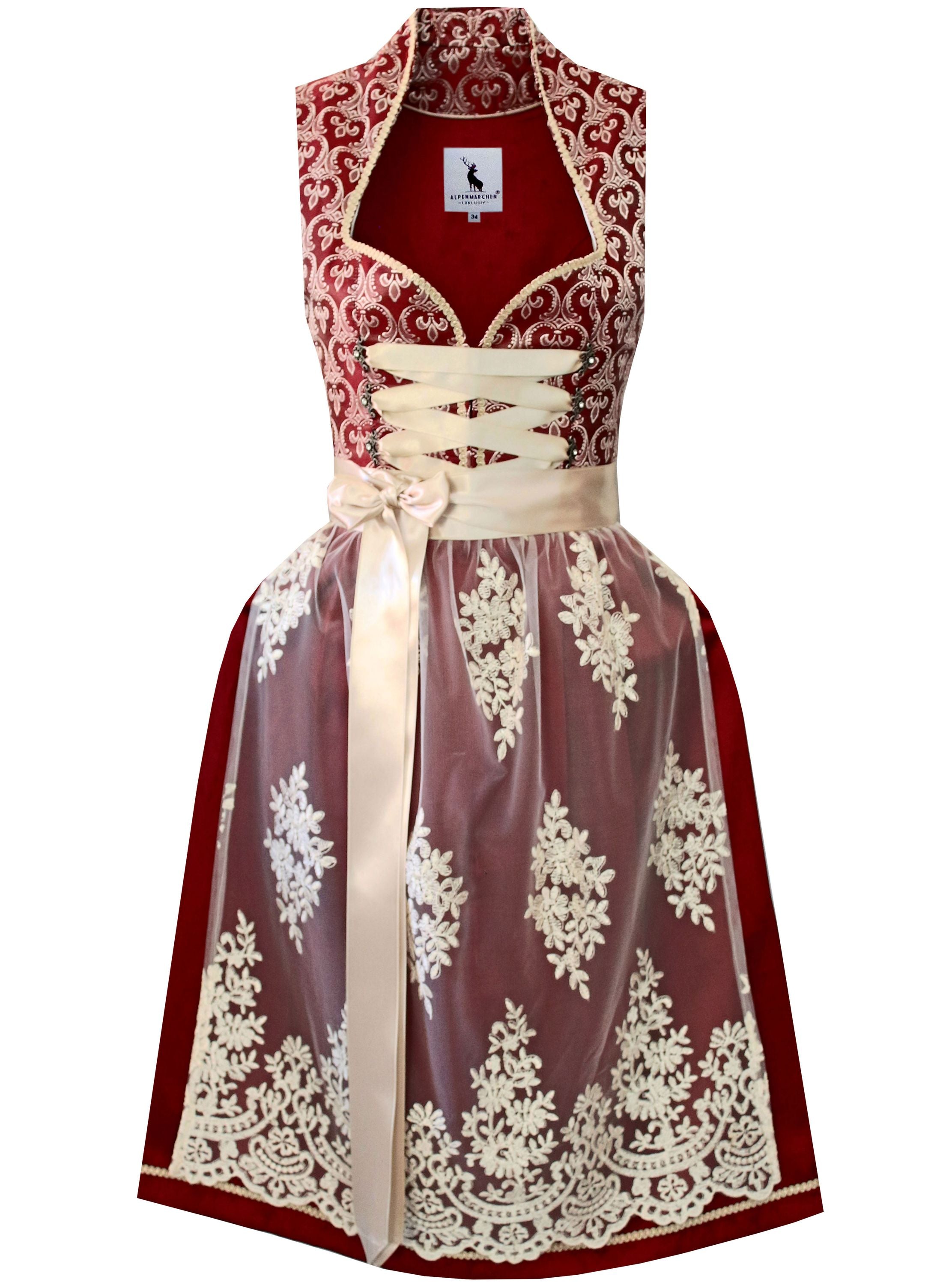 Dirndl Patrizia in Rot - ALM989