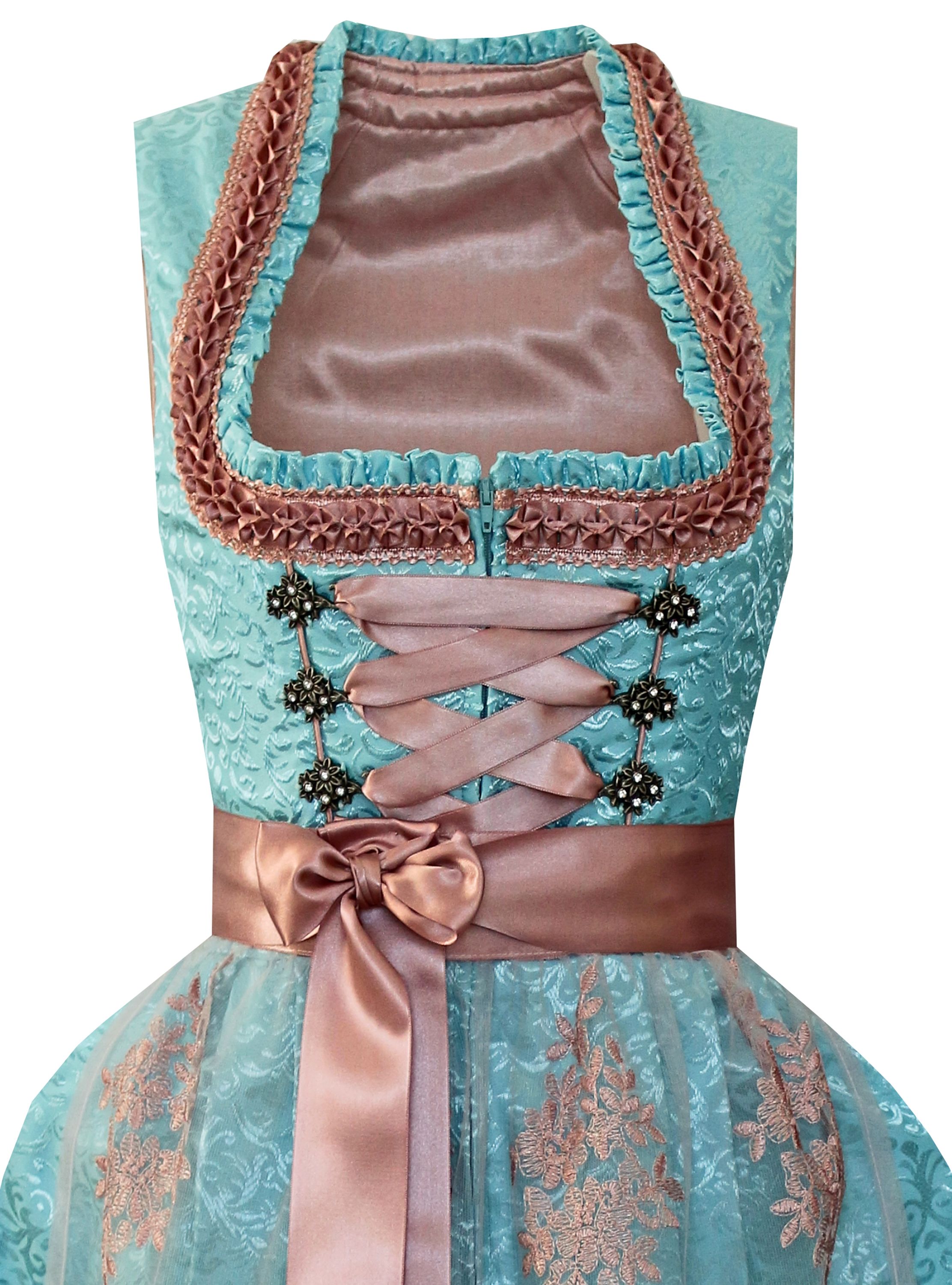 Dirndl Armanda in türkis - ALM990