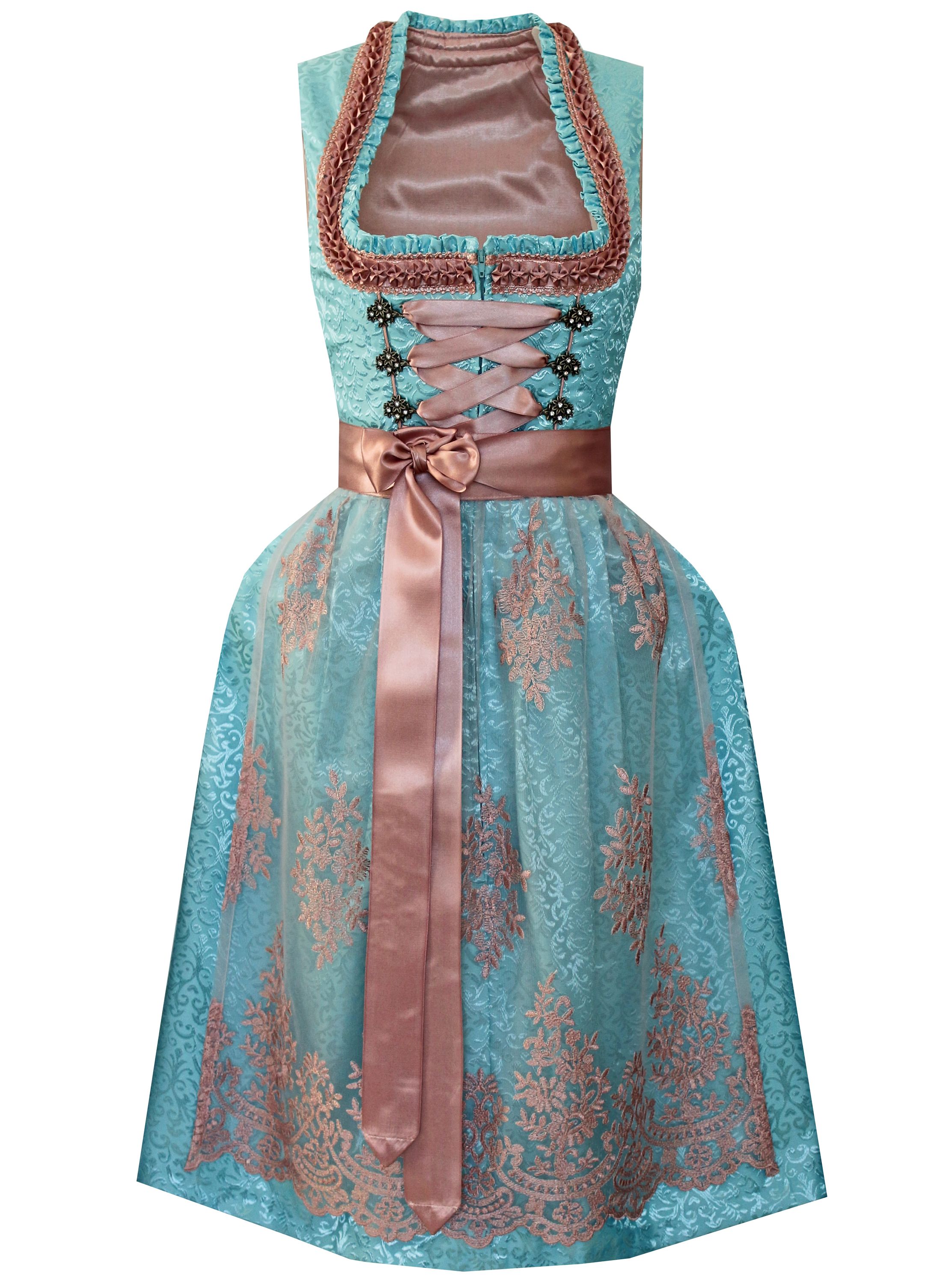 Dirndl Armanda in türkis - ALM990