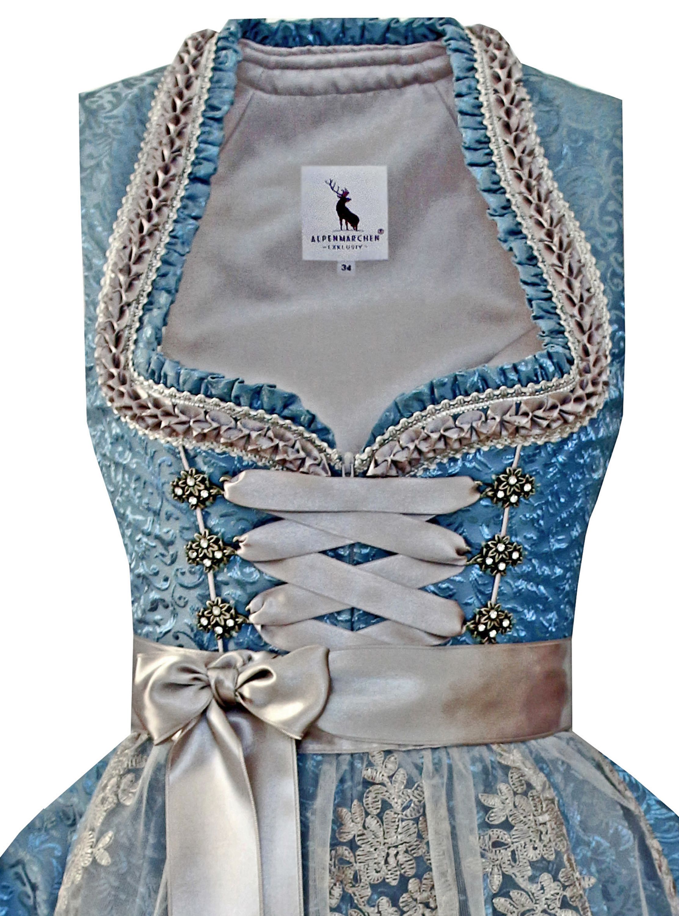 Dirndl Viktoria in blau - ALM994