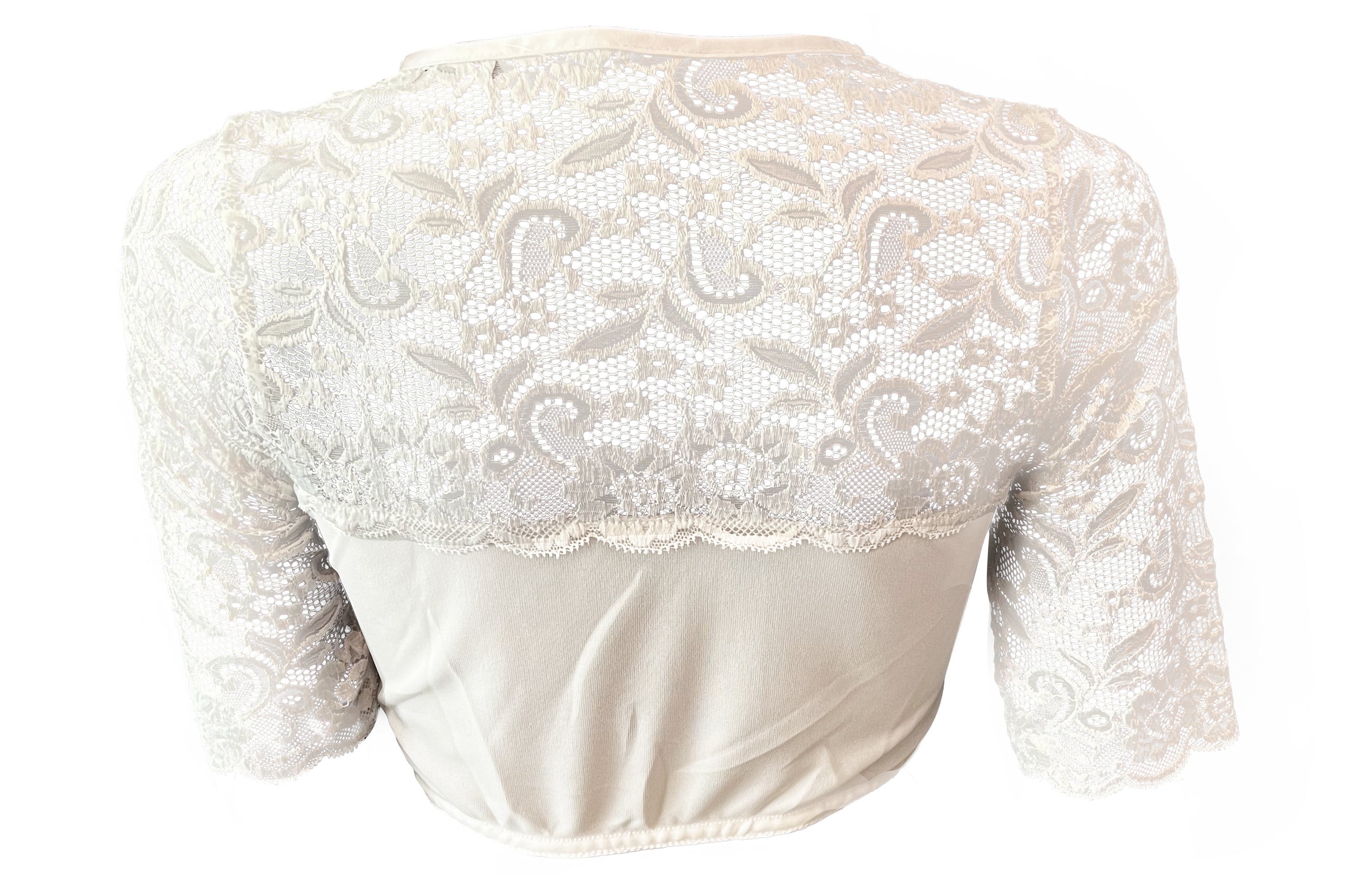Elegante Dirndlbluse aus Spitze - ALM-DB001