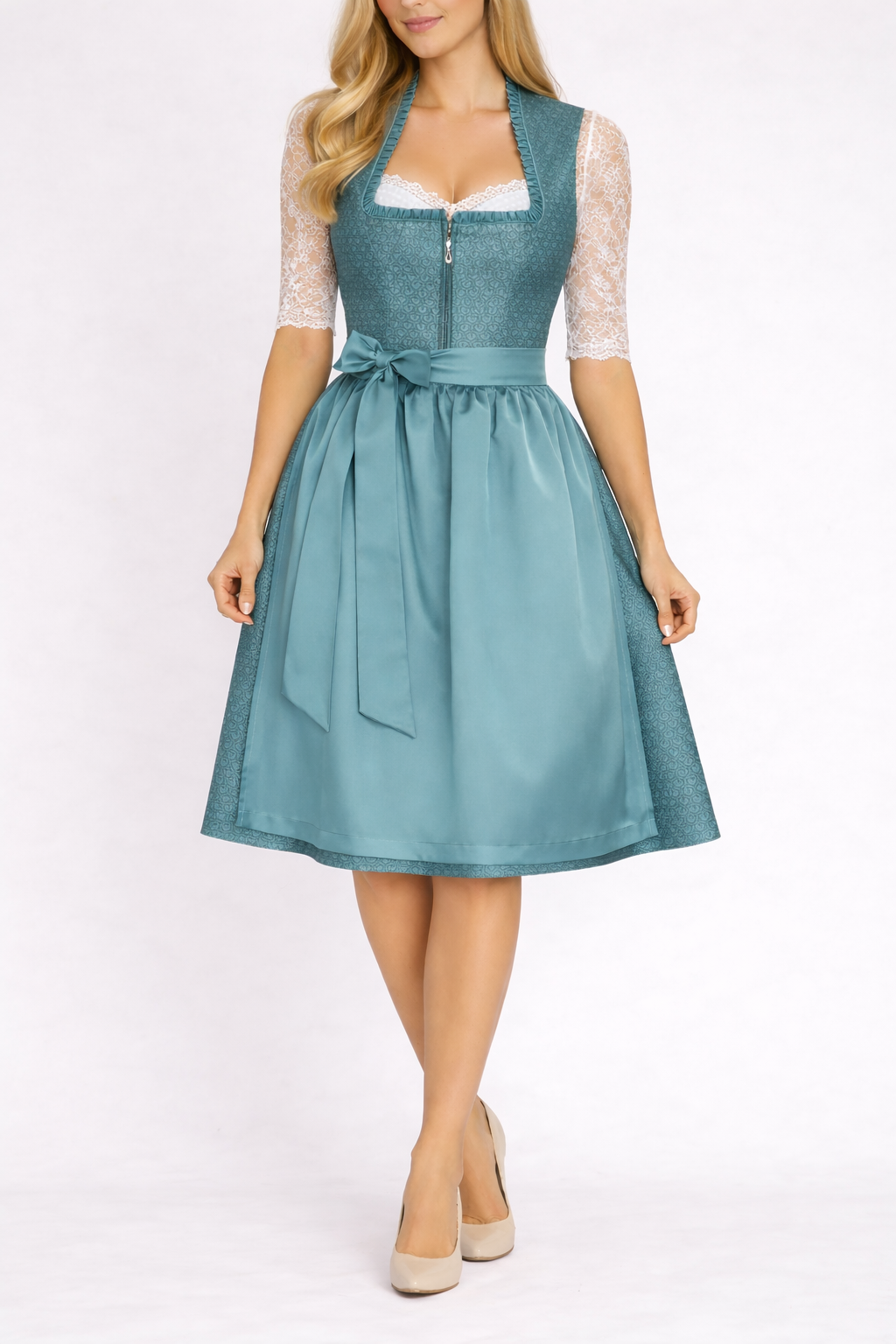 Dirndl Liane in Petrol - ALM1040